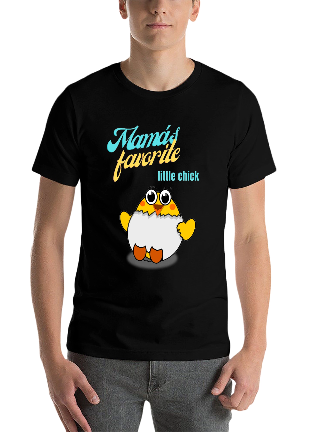 Black Mama's Favorite Little Chick T-Shirt view 7