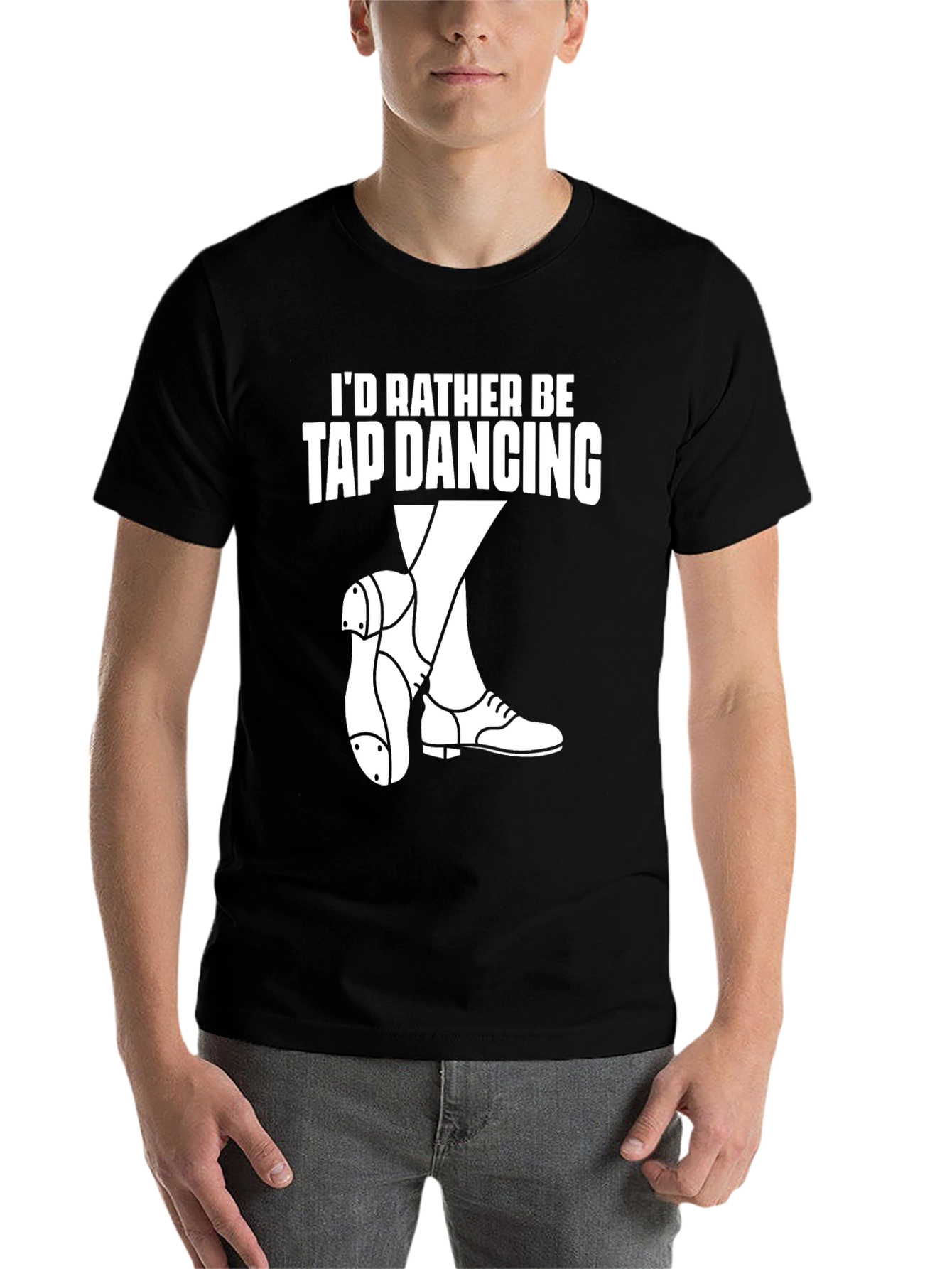 Black Tap Dancing T-Shirt - Dancer's Delight view 7