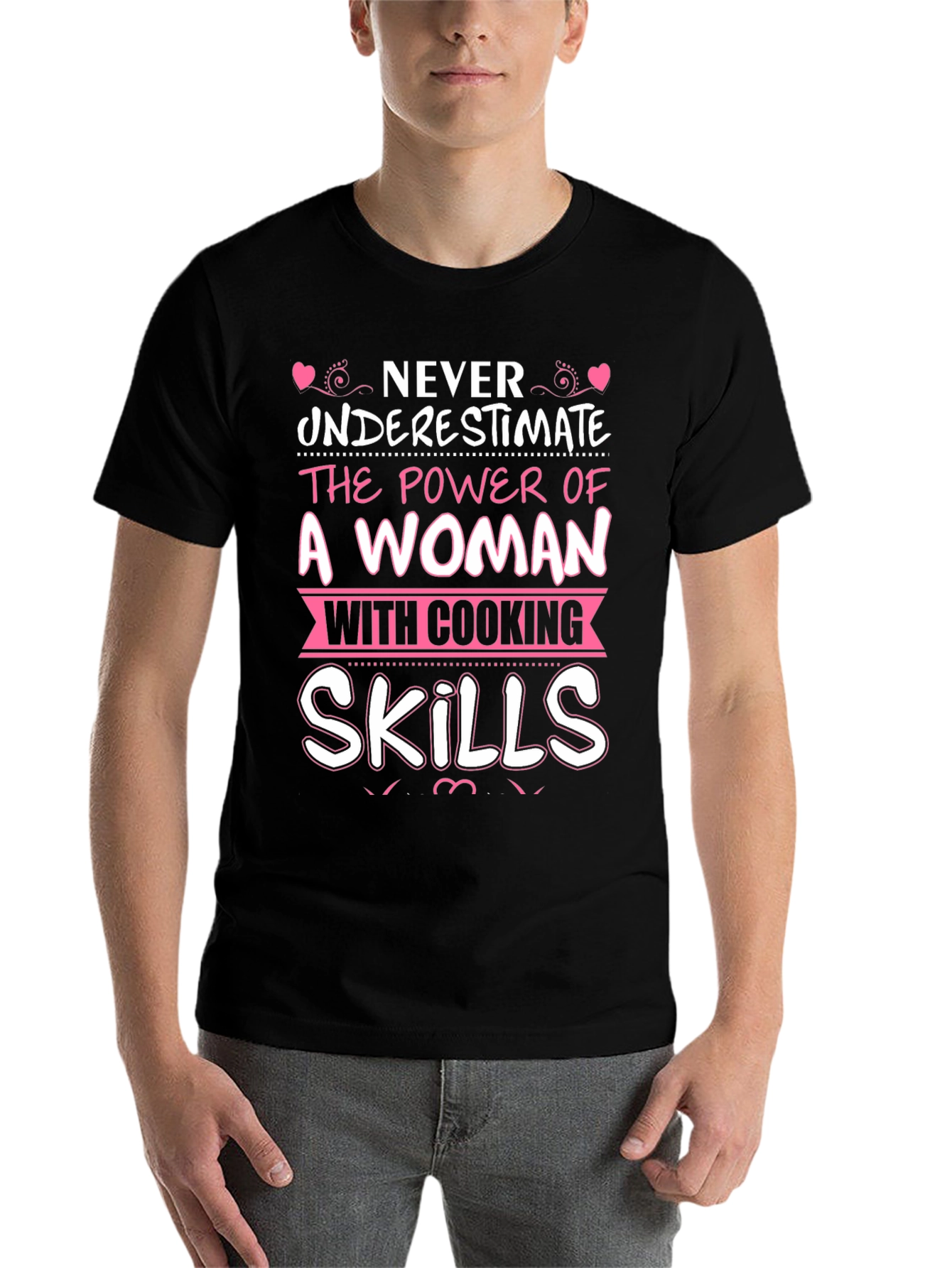 Black Never Underestimate Woman Cooking Skills T-Shirt view 7