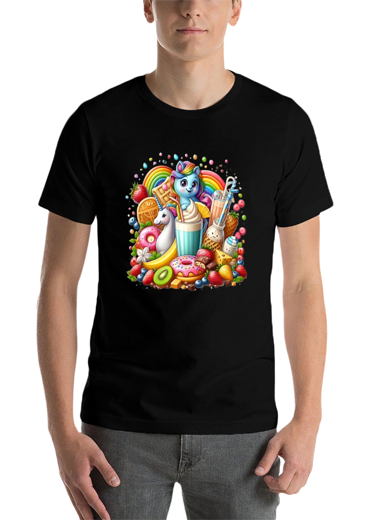 Sweet Treat Unicorn Graphic Tee - 7