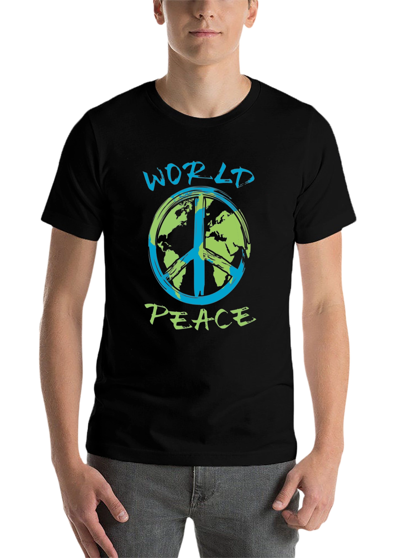 World Peace T-Shirt - Earth Peace Sign - 7