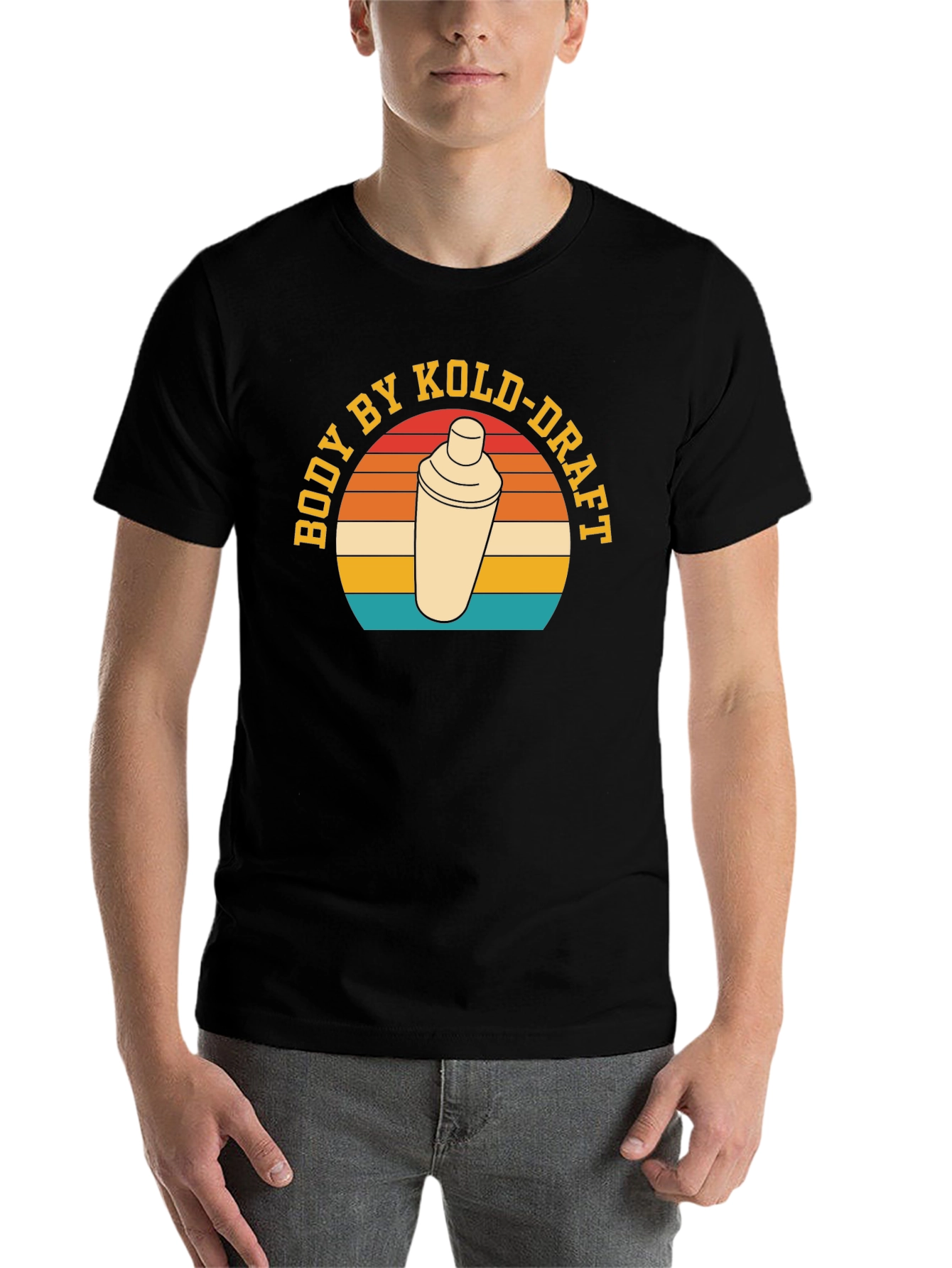 Black Body By Kold-Draft Cocktail Shaker T-Shirt view 7