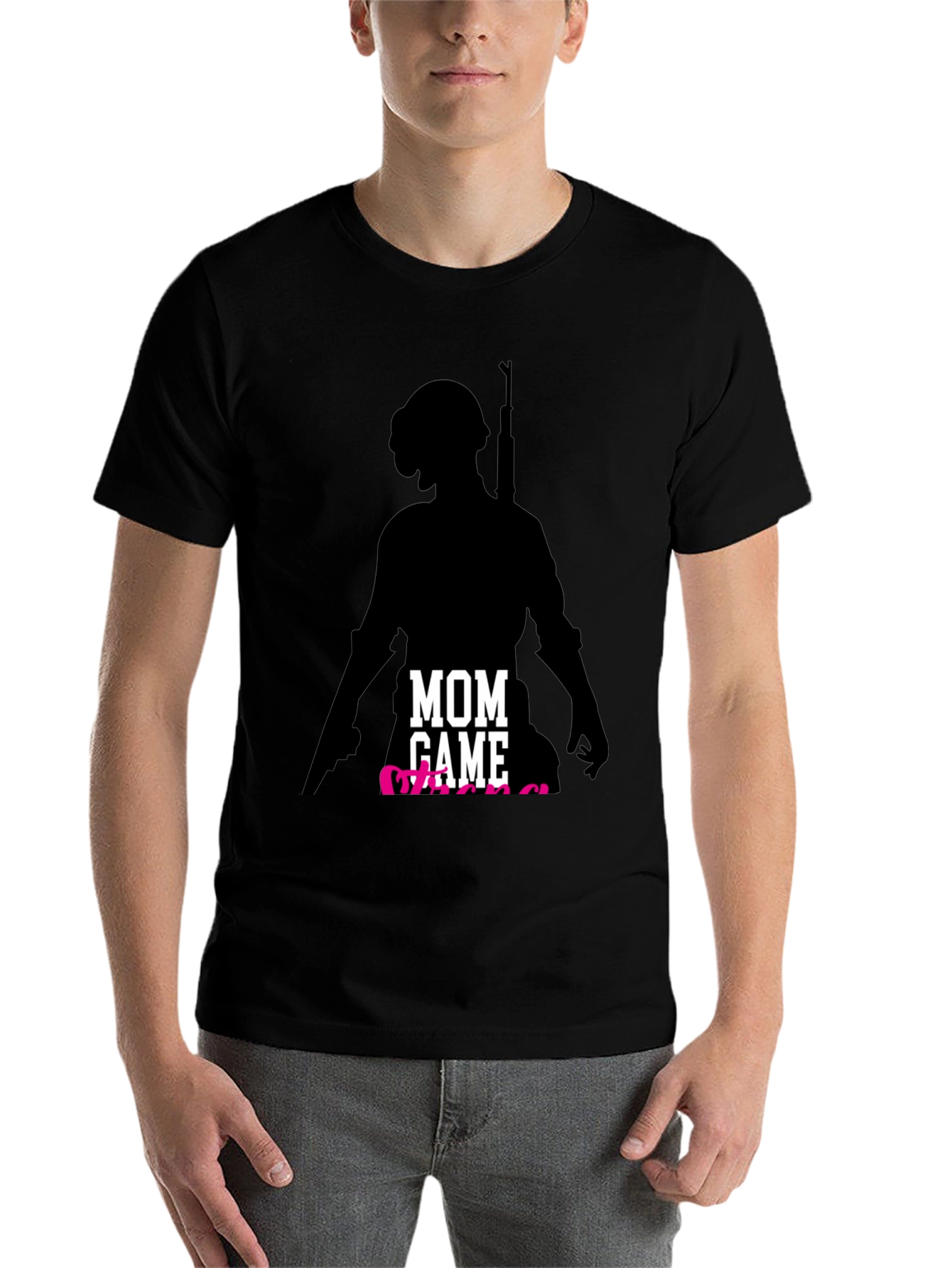 Mom Gamer T-Shirt - Player Silhouette - 7