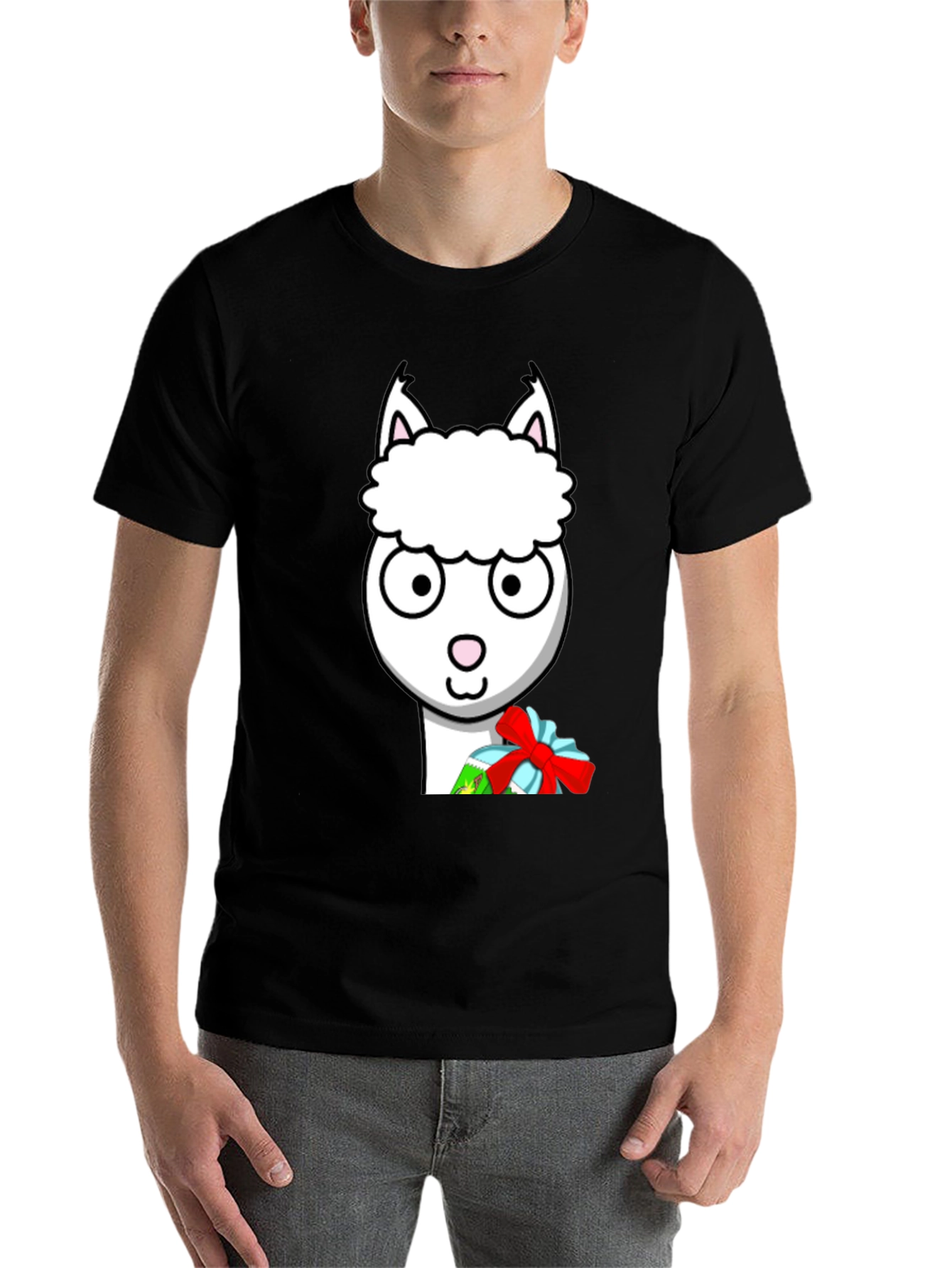 Alpaca Gift Tee - Cute Holiday Shirt - 7