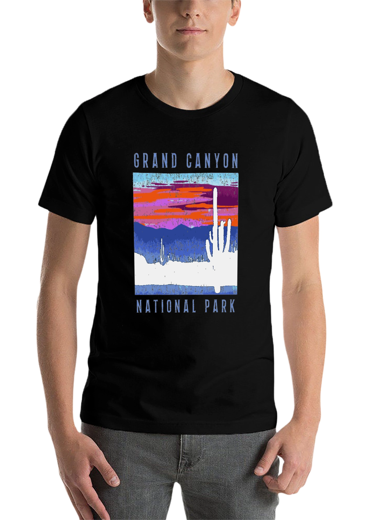 Black Grand Canyon National Park Graphic Tee view 7