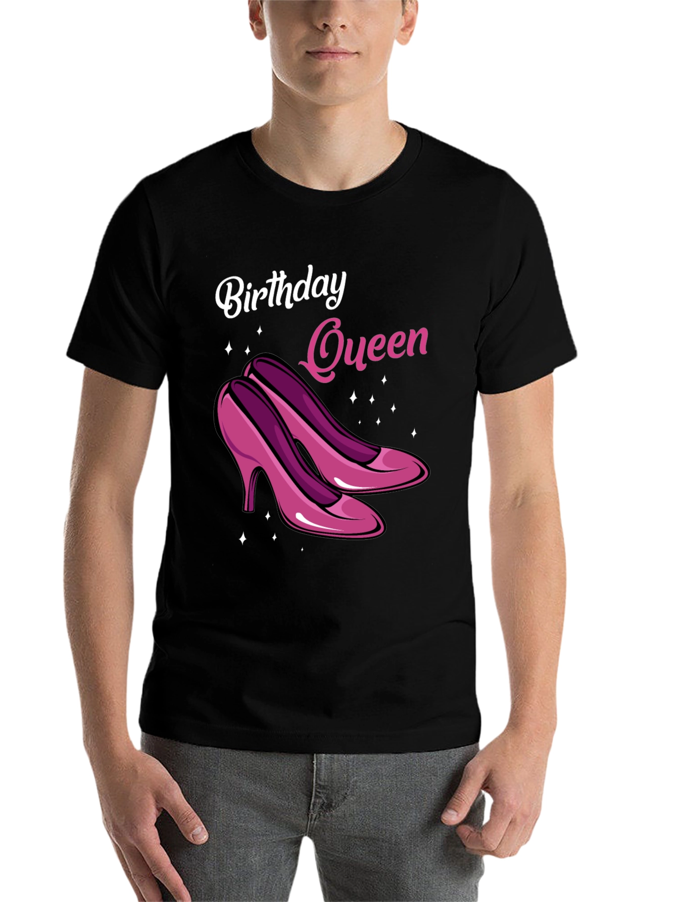 Black Birthday Queen Graphic Tee view 7