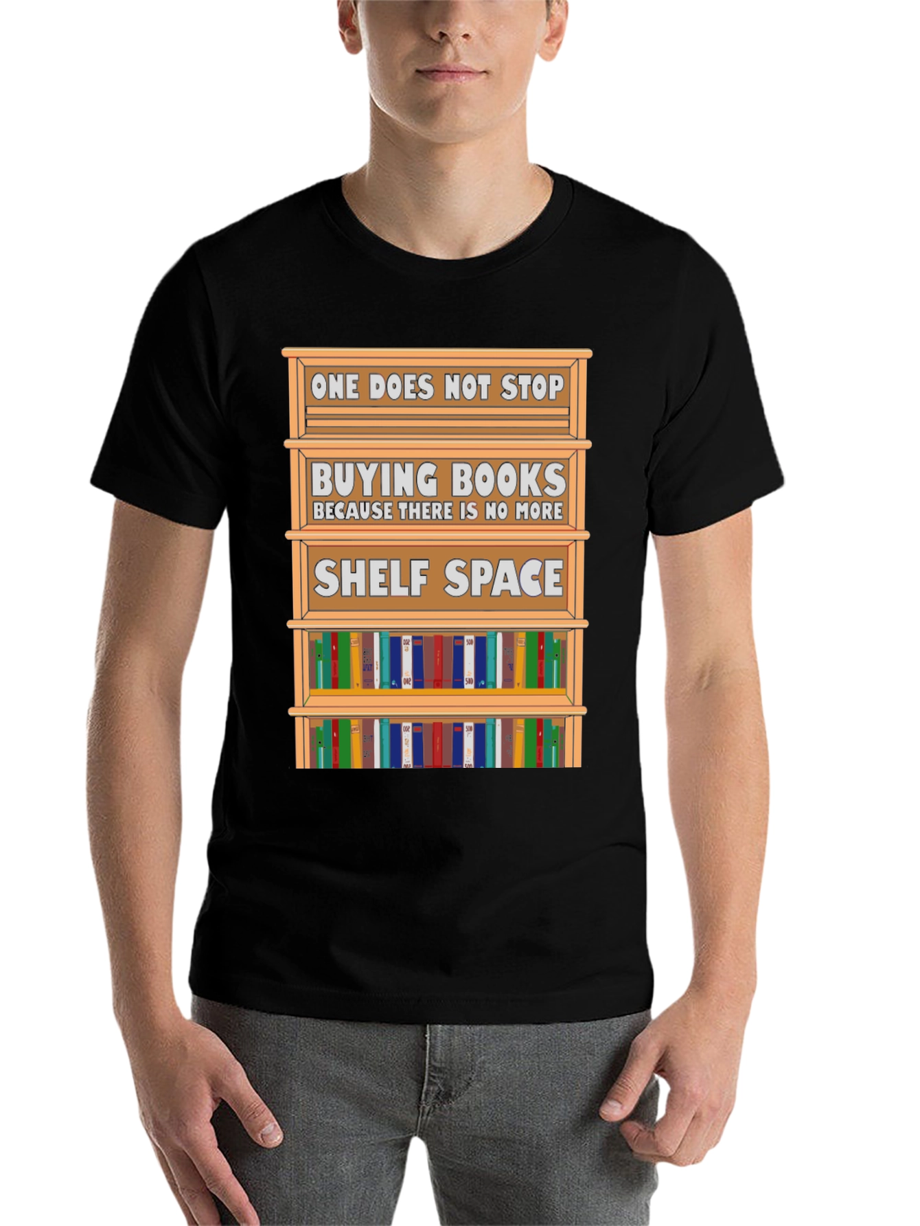 Black Book Lover T-Shirt: One Does Not Stop Buying view 7
