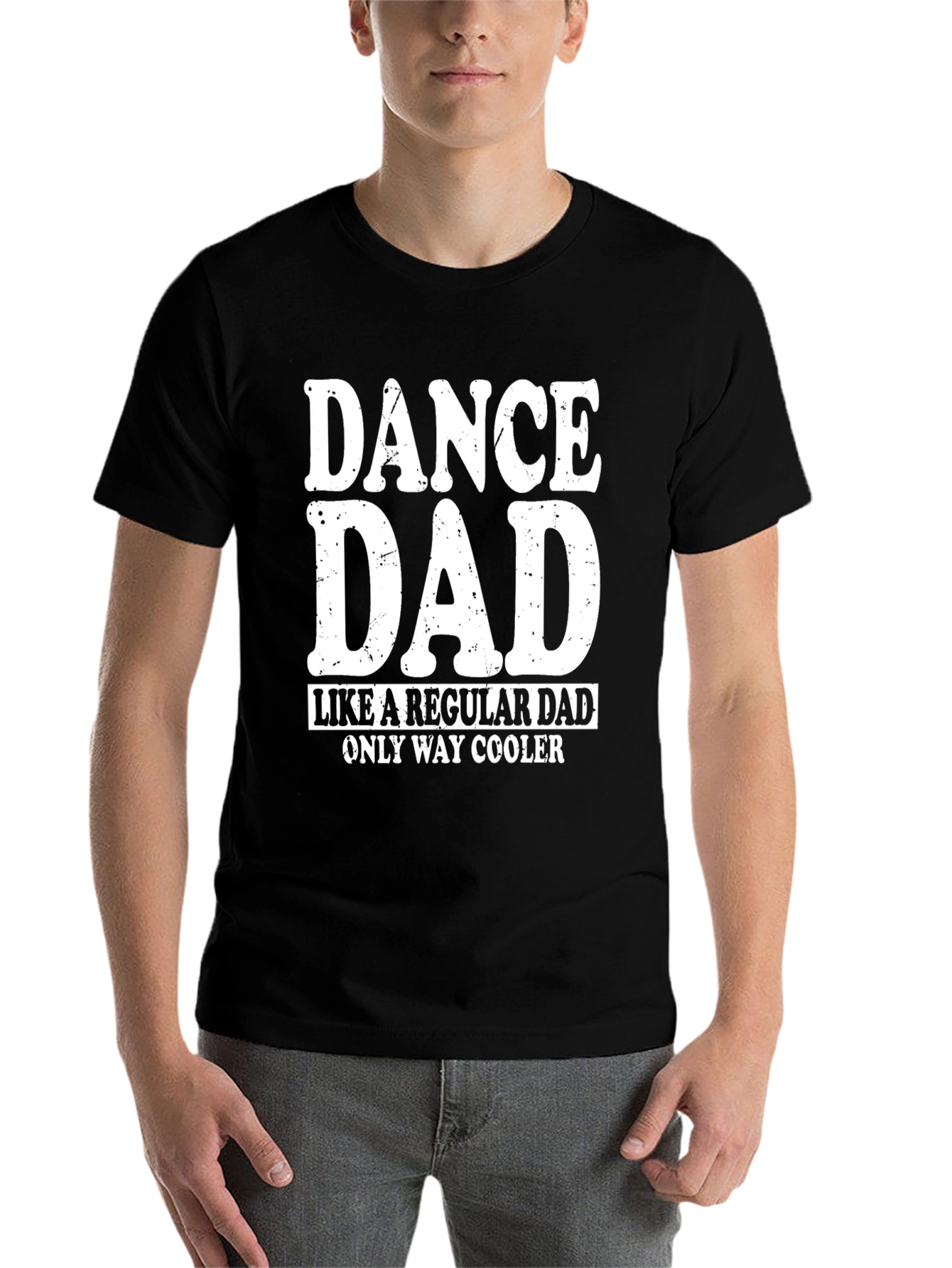 Black Dance Dad T-Shirt - Cool Dad Style view 7