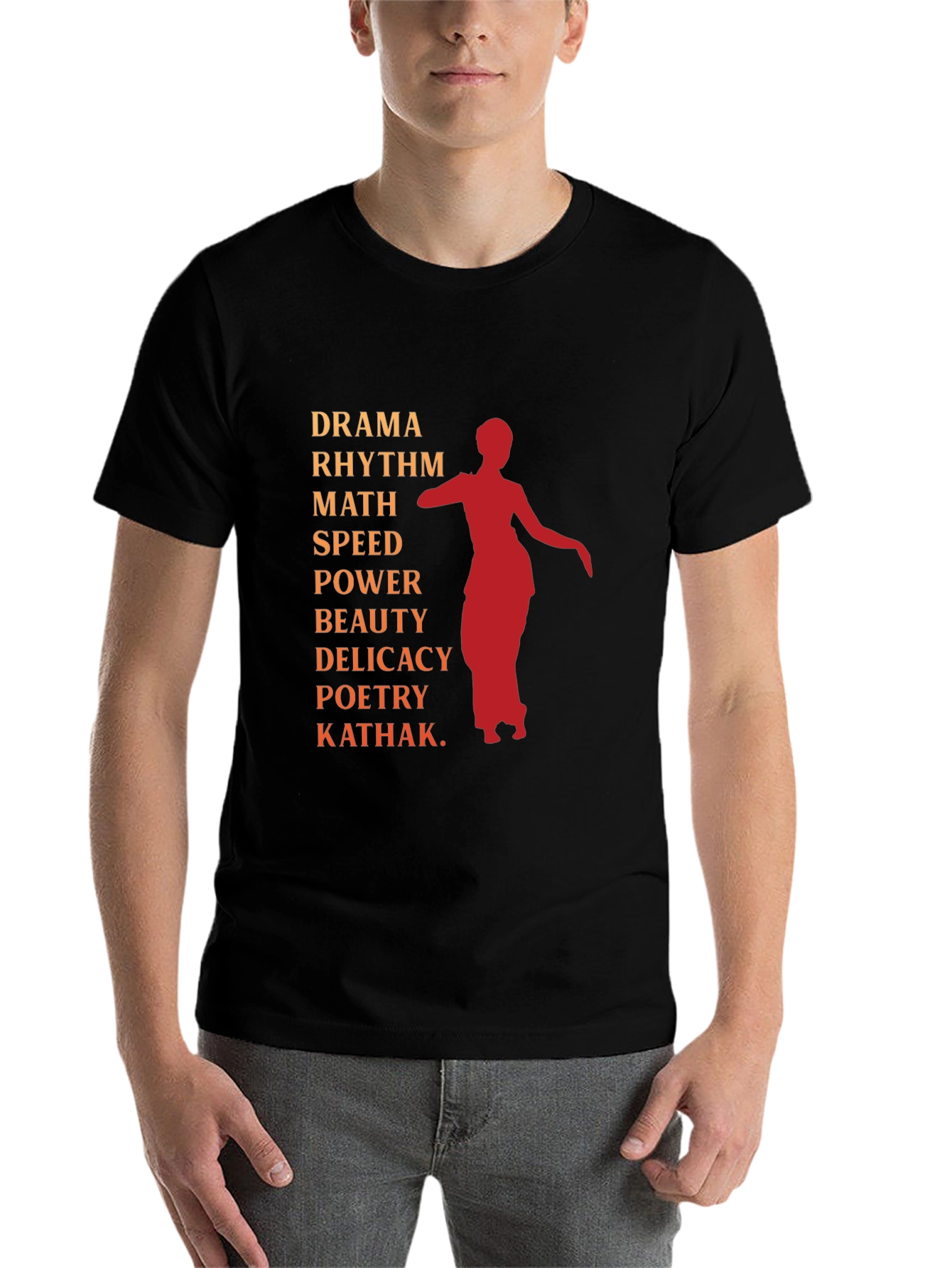 Black Drama Kathak Graphic Tee view 7