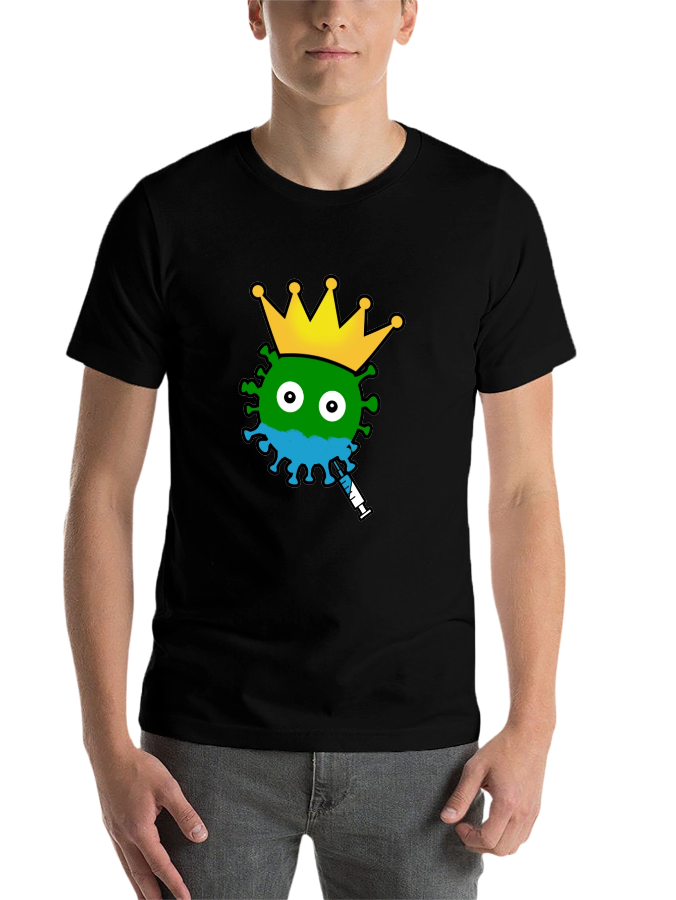 Black Corona King T-Shirt view 7