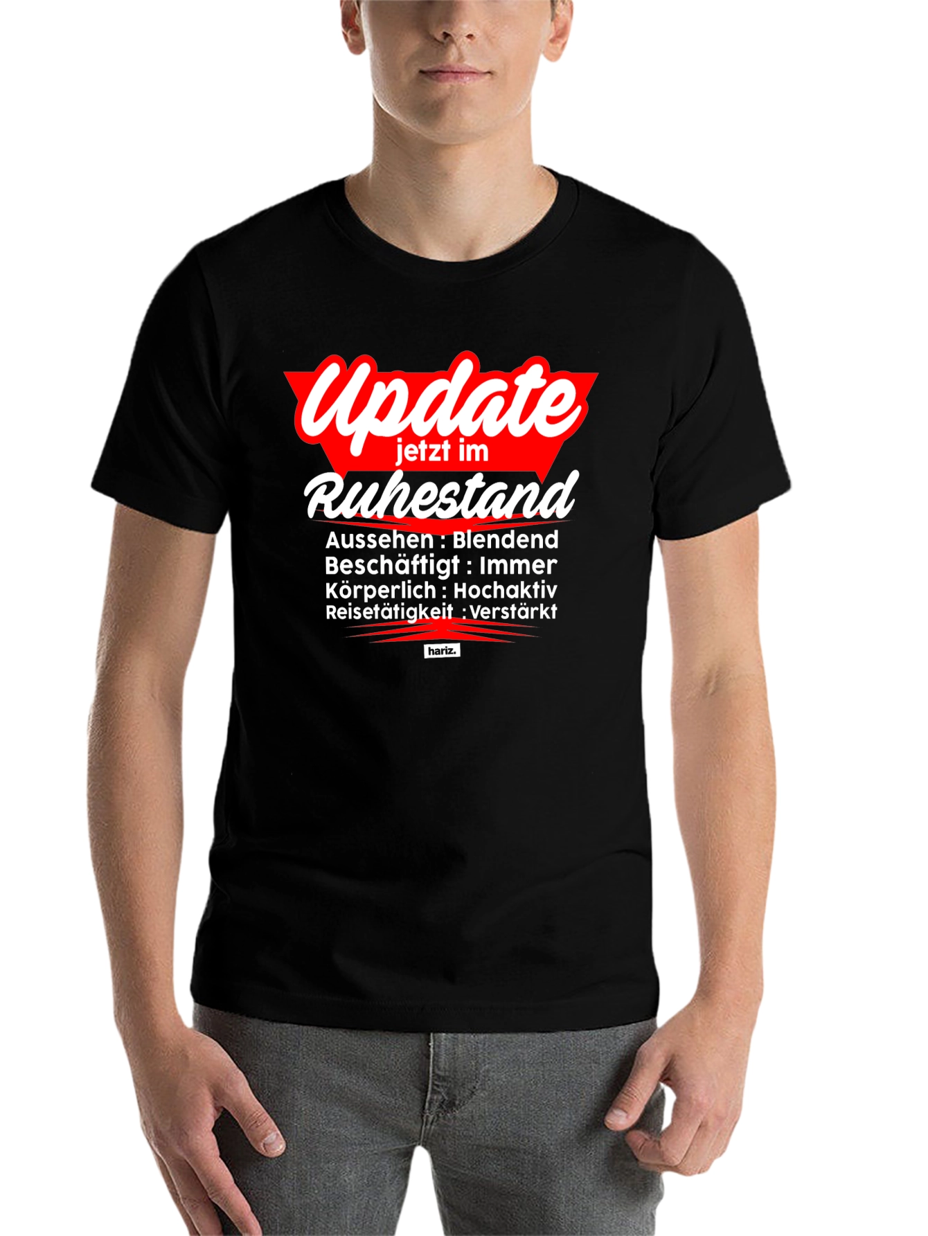 Black Update Ruhestand T-Shirt - Retirement Mode Activated! view 7