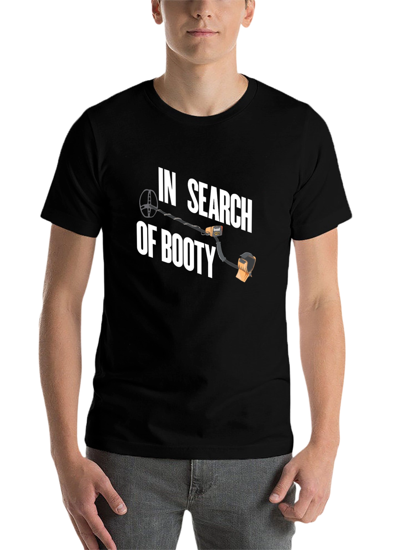 Black In Search of Booty Graphic T-Shirt view 7