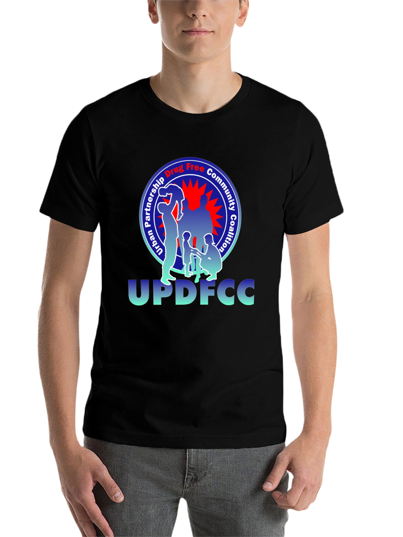 Black Urban Partnership Drug Free Community Coalition T-Shirt view 7