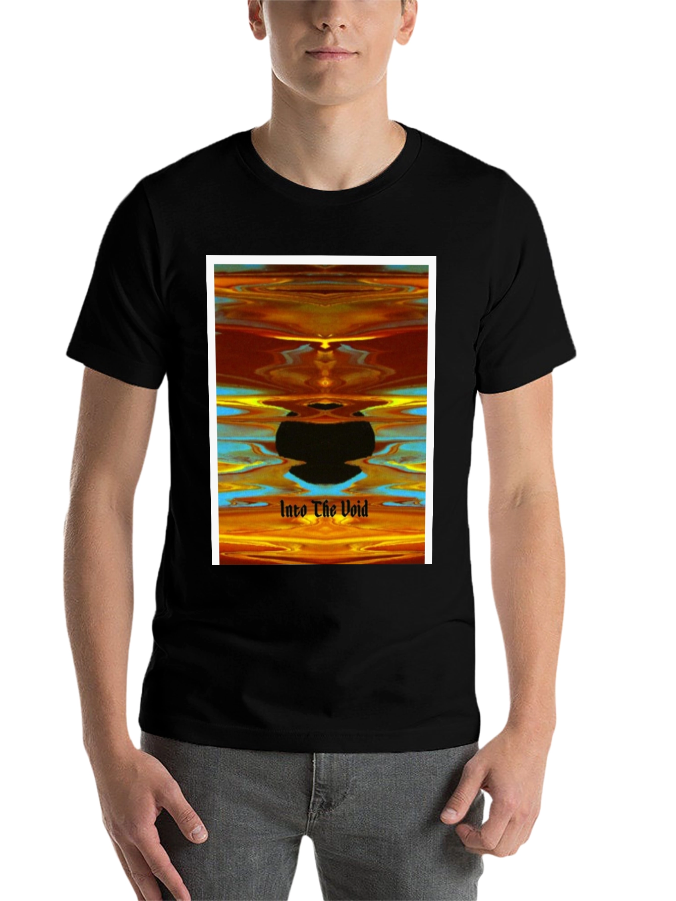 Black Into The Void Graphic Tee view 7