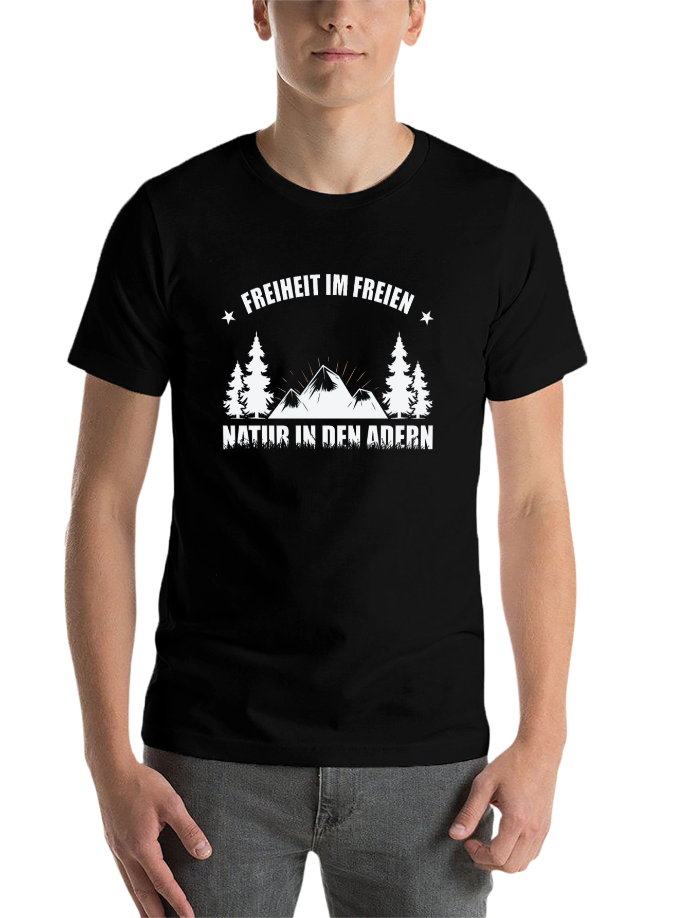 Black Freiheit Im Freien Nature T-Shirt view 7