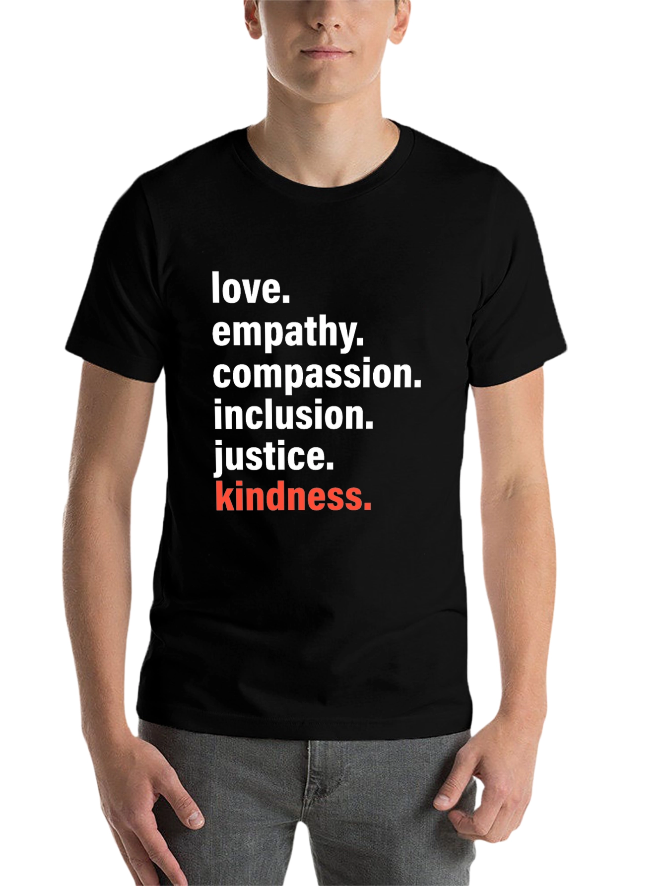 Black Love, Empathy, Compassion T-Shirt - Kindness Matters view 7