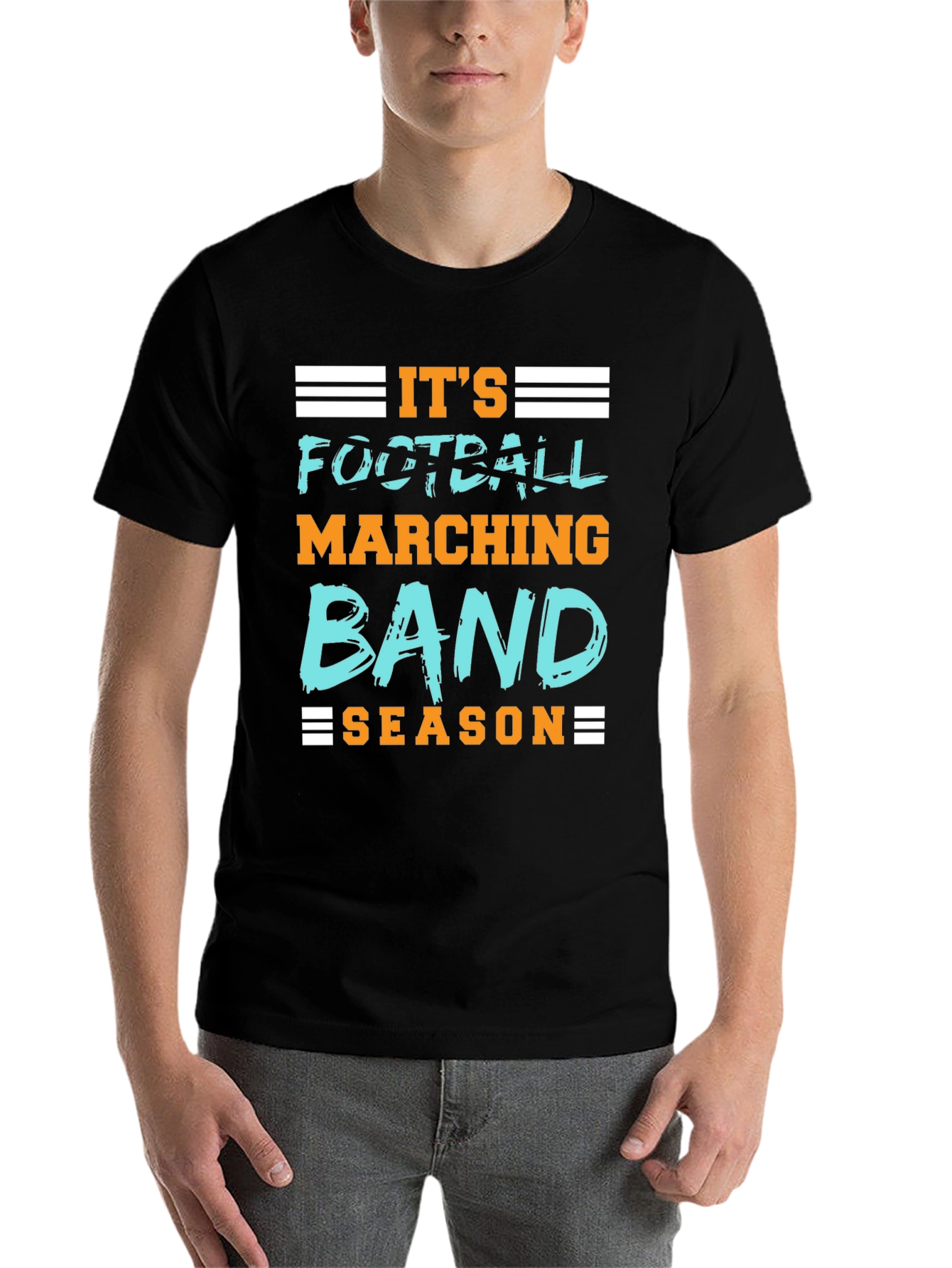 It's Football Marching Band Season Graphic Tee - 7