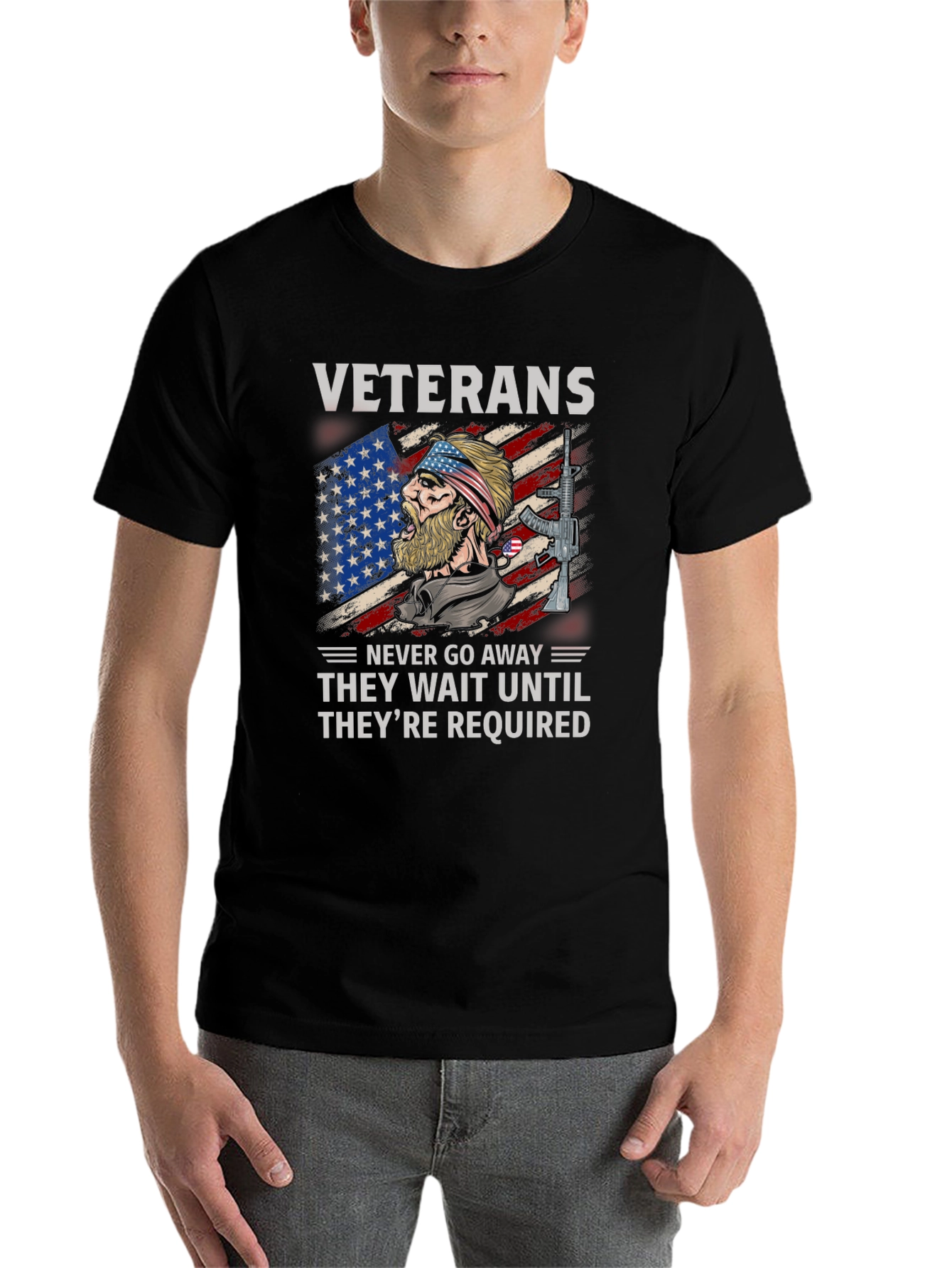 Veterans Never Go Away T-Shirt - 7