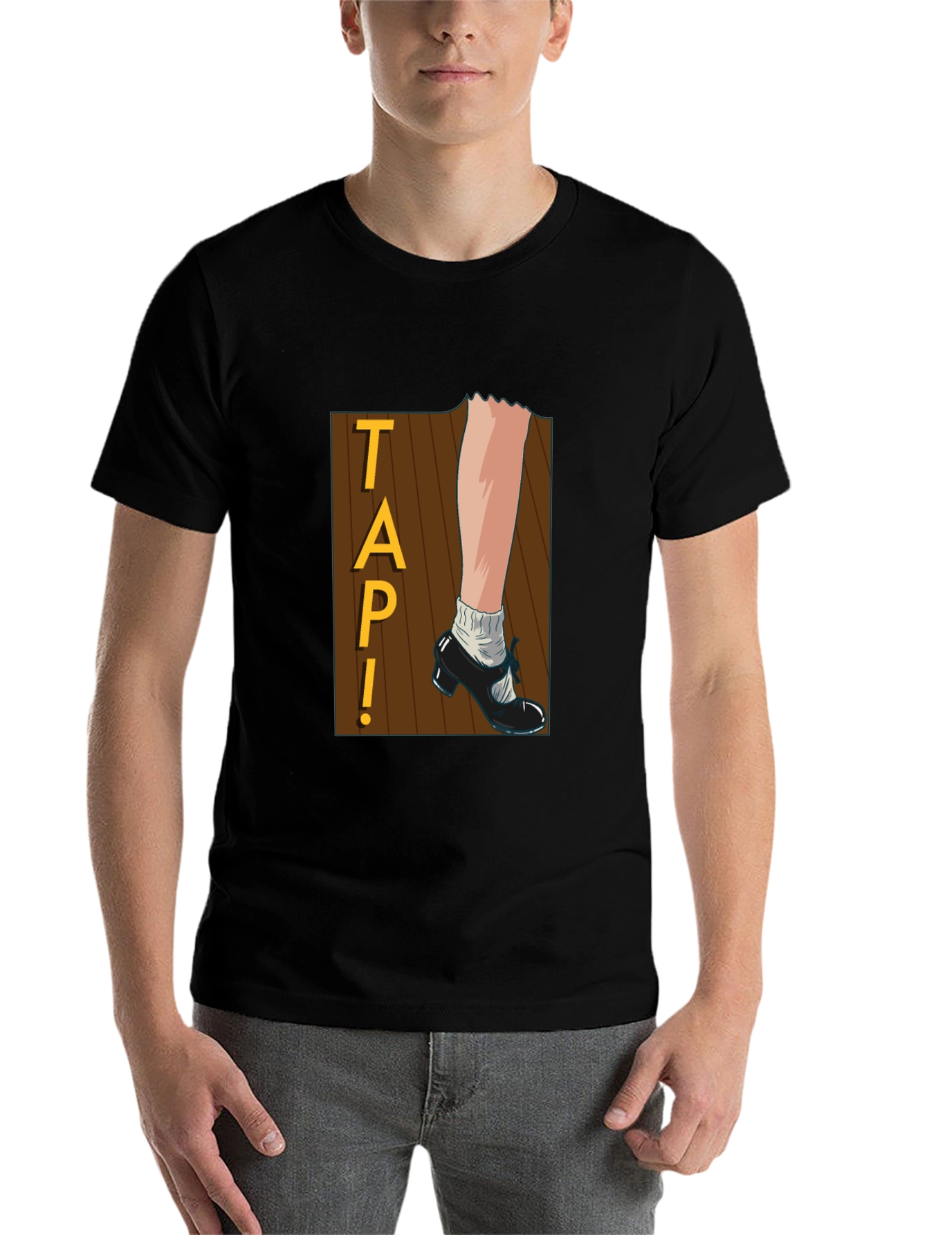 Black Tap Dance Graphic Tee - Rhythm & Style! view 7