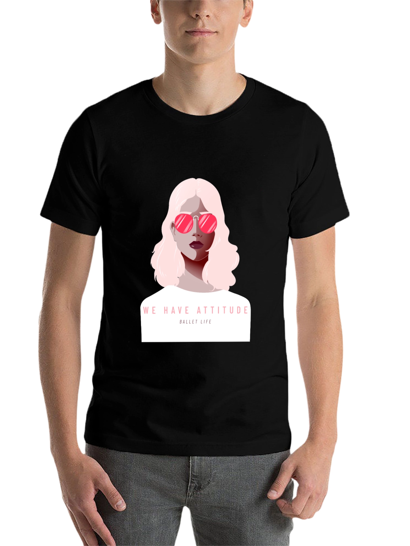 Black Attitude Ballet Life Graphic Tee view 7