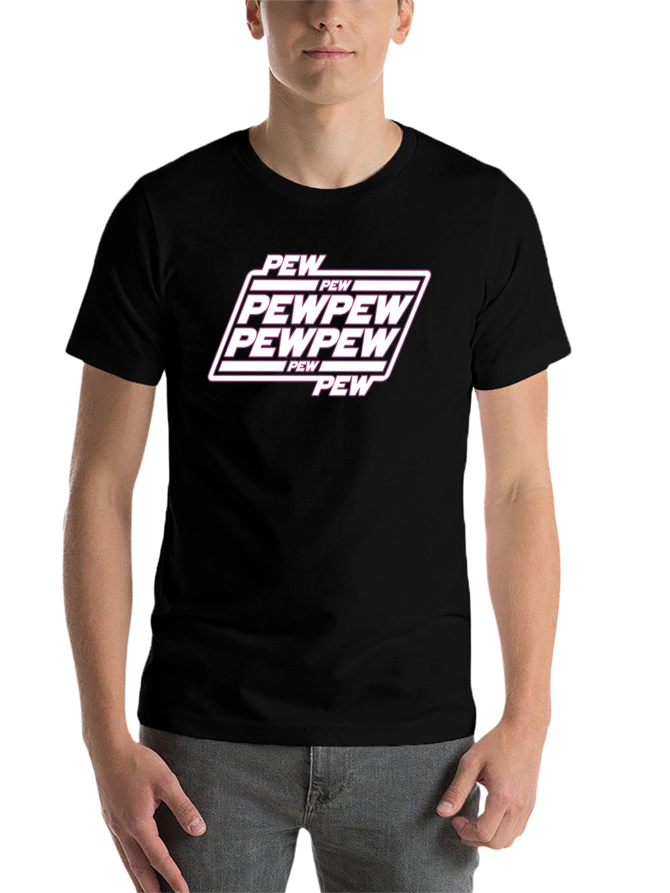 Pew Pew T-Shirt - Gaming Style Tee - 7