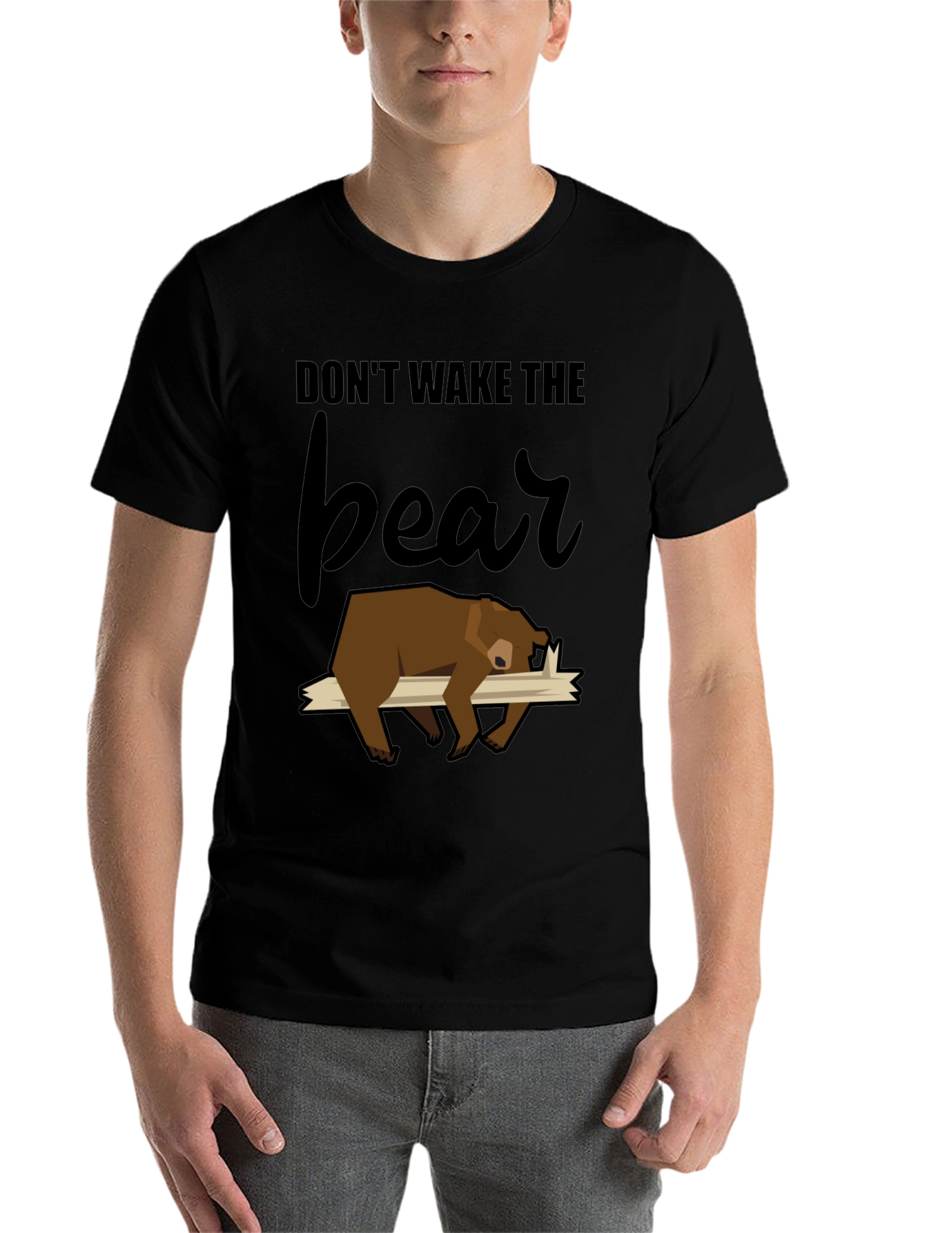 Black Don't Wake the Bear T-Shirt view 7