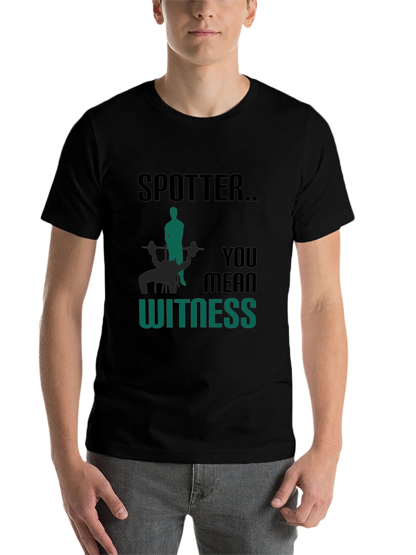 Black Spotter Witness Graphic T-Shirt view 7