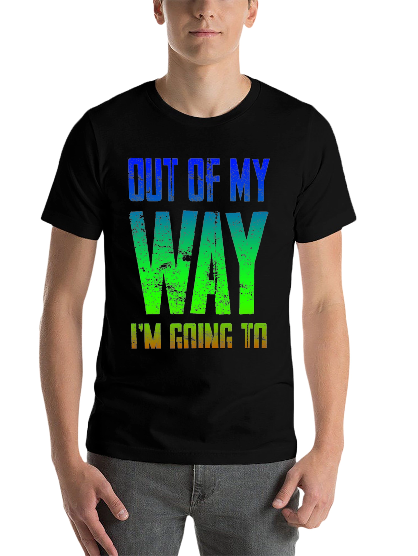 Black Out of My Way Graphic T-Shirt view 7
