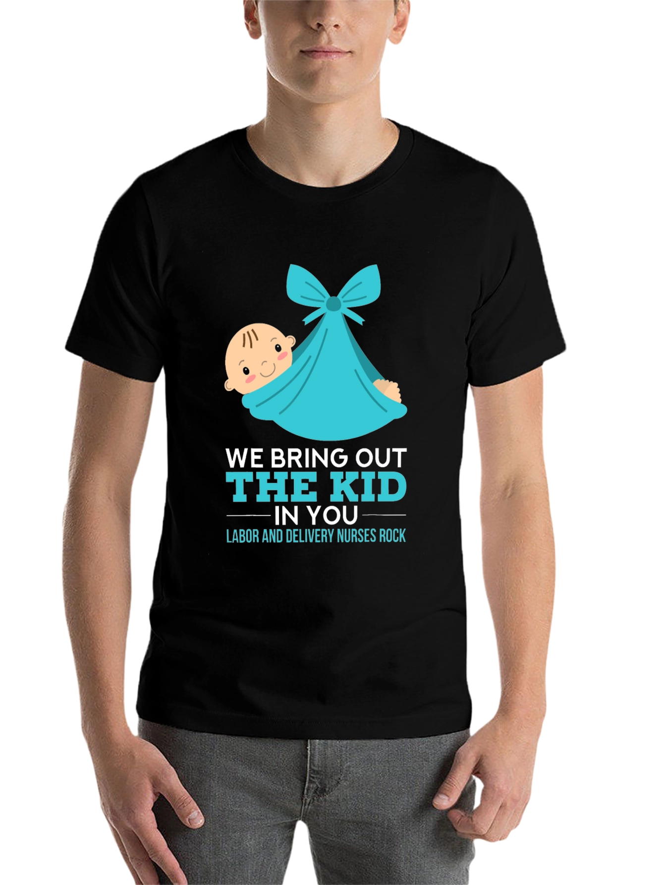 Labor & Delivery Nurse T-Shirt - We Bring Out The Kid - 7