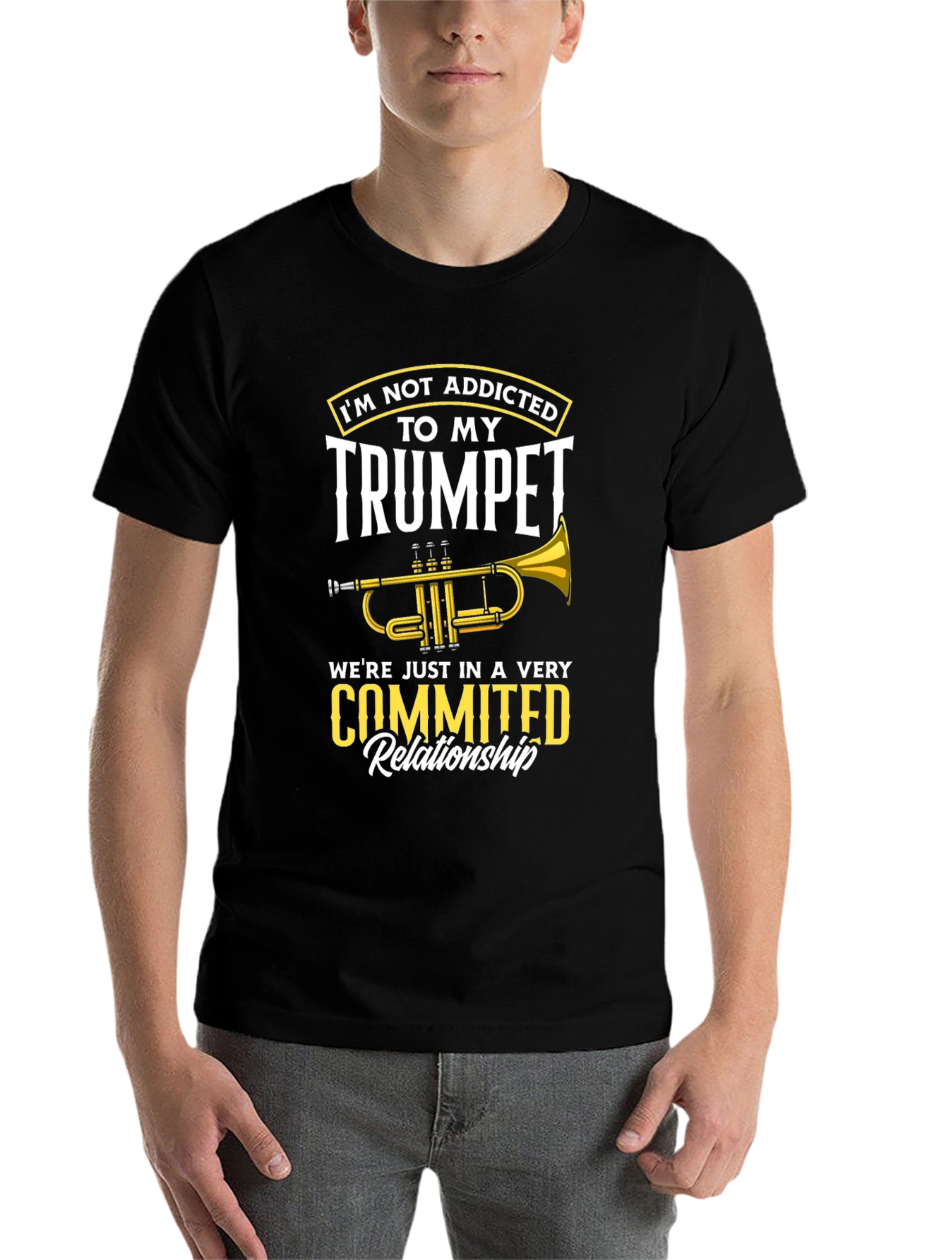 Black Trumpet Relationship T-Shirt view 7