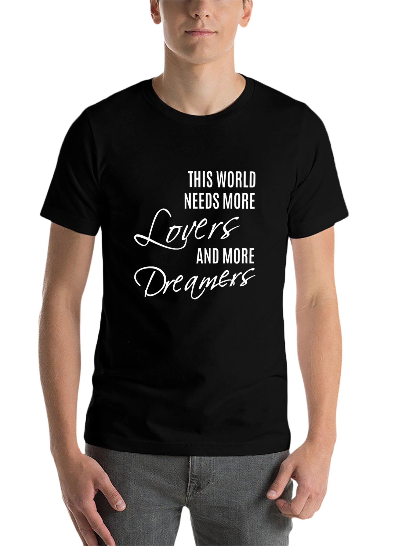 Lovers & Dreamers Graphic Tee - Black - 7