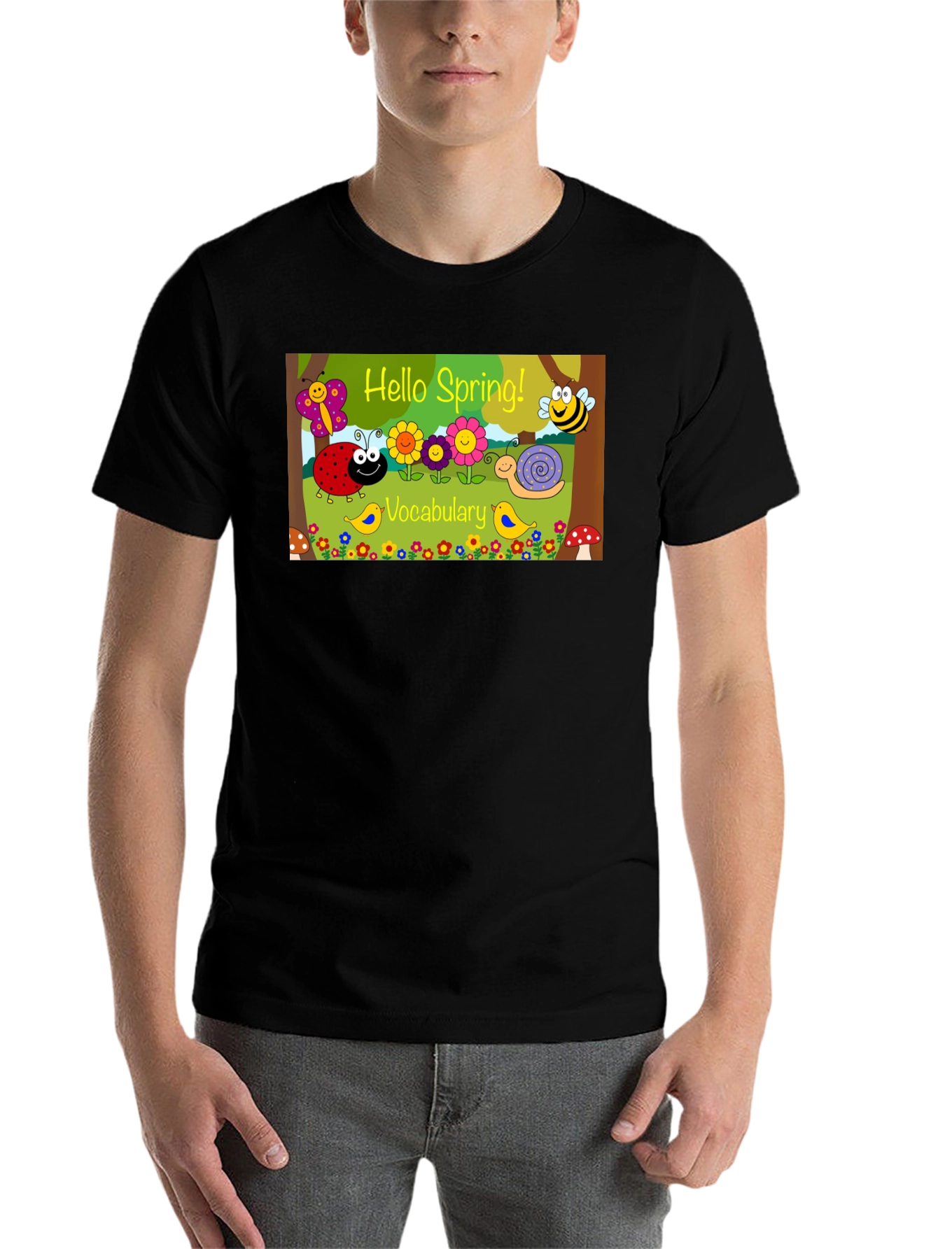 Hello Spring Vocabulary T-Shirt - 7