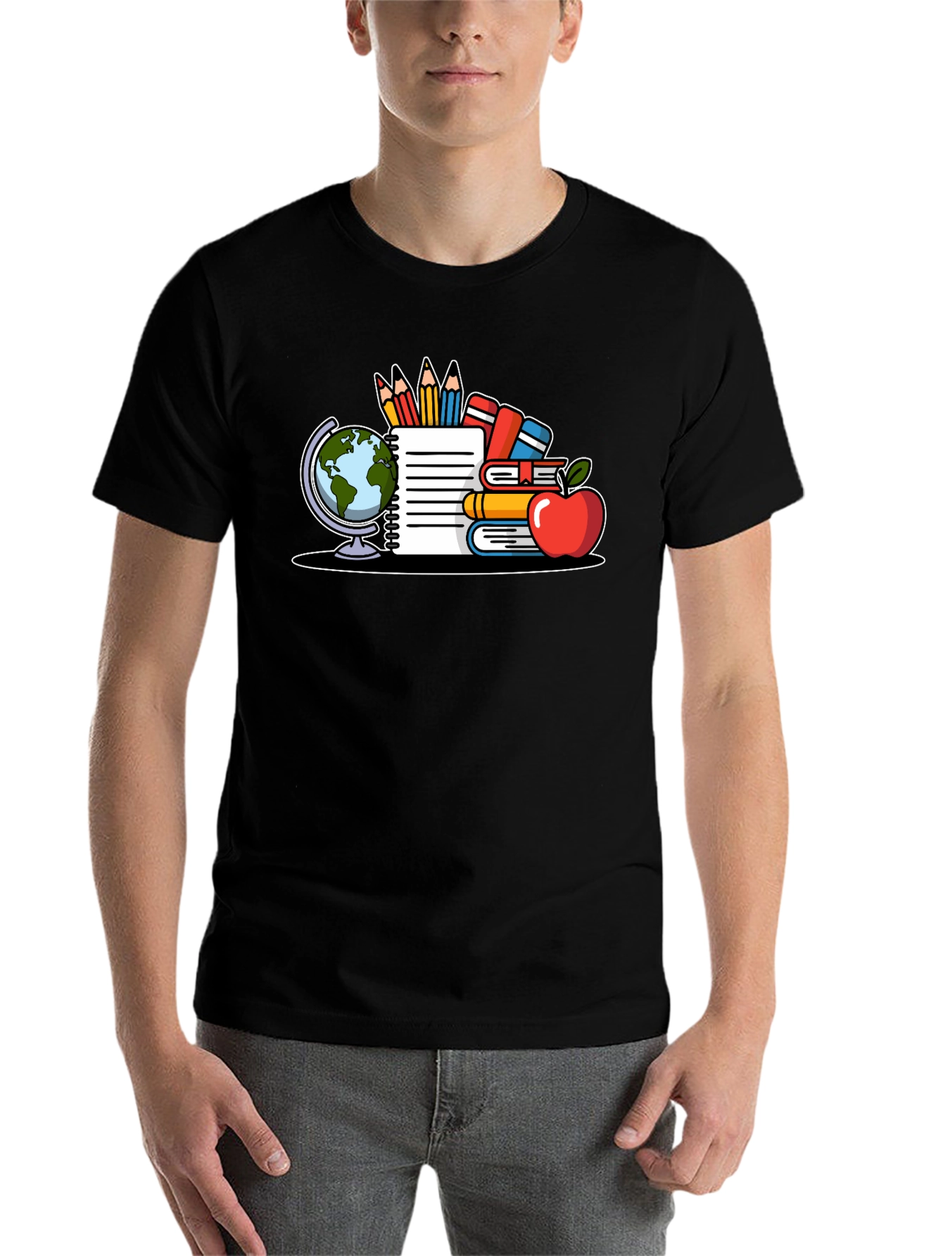 Black Teacher T-Shirt Back to School view 7