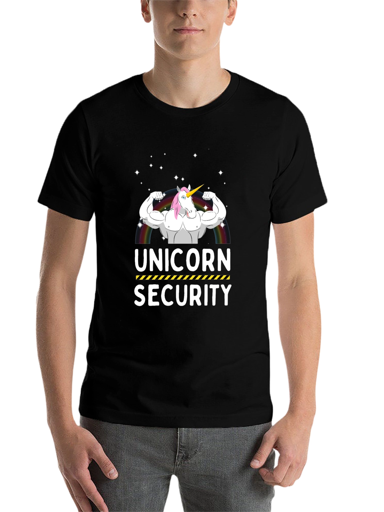 Black Unicorn Security T-Shirt view 7