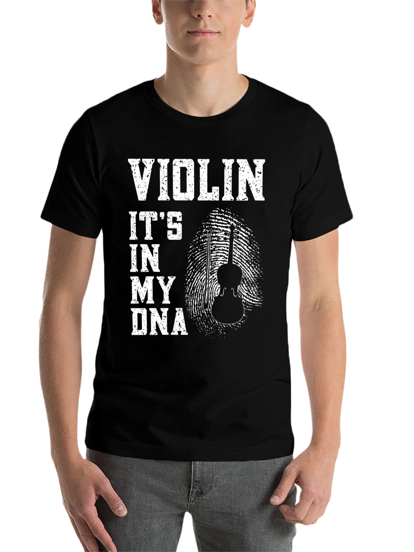 Black Violin DNA T-Shirt Musician Tee view 7
