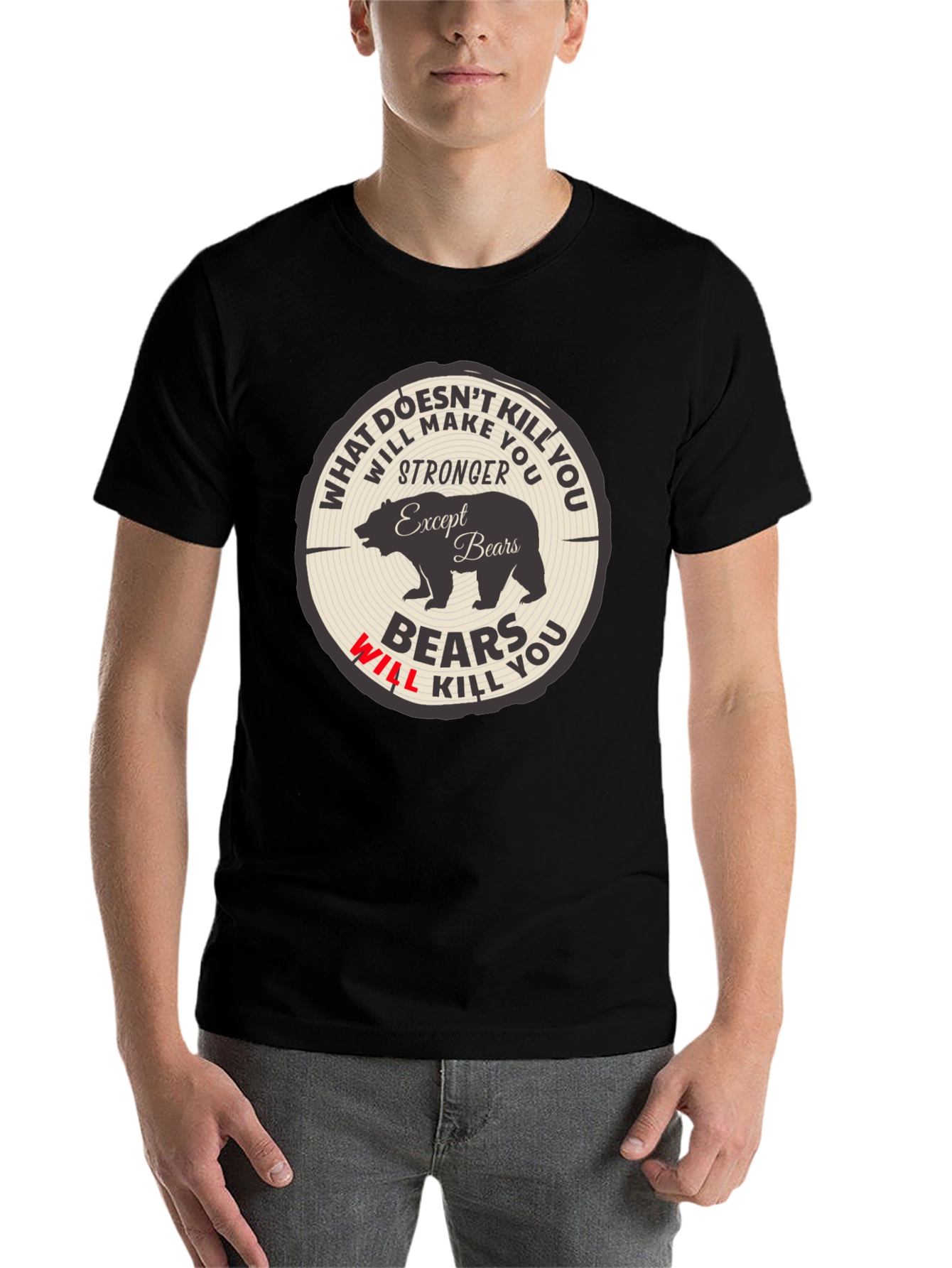 Black Bears Will Kill You Graphic Tee view 7