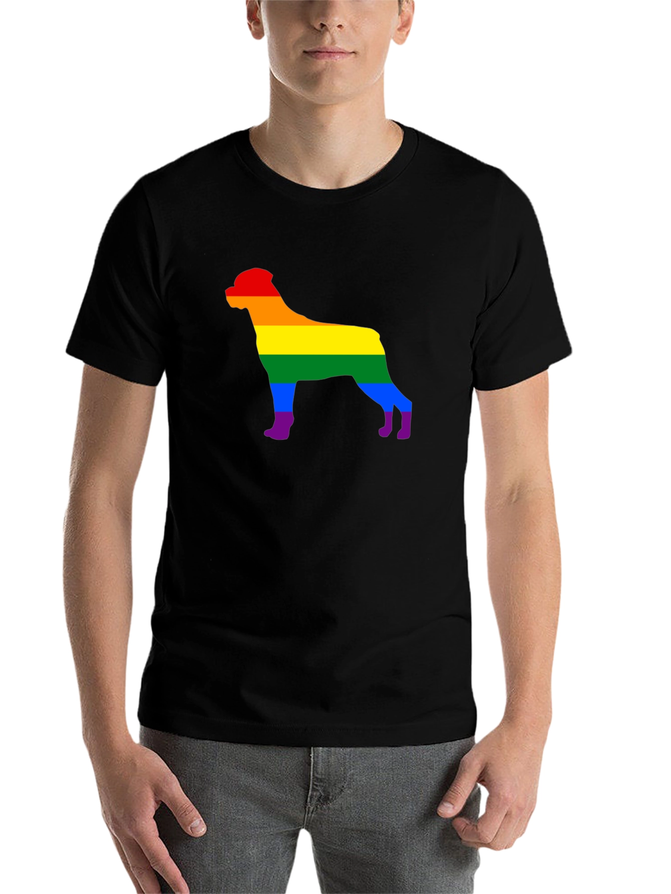 Rottweiler Pride Rainbow T-Shirt - 7