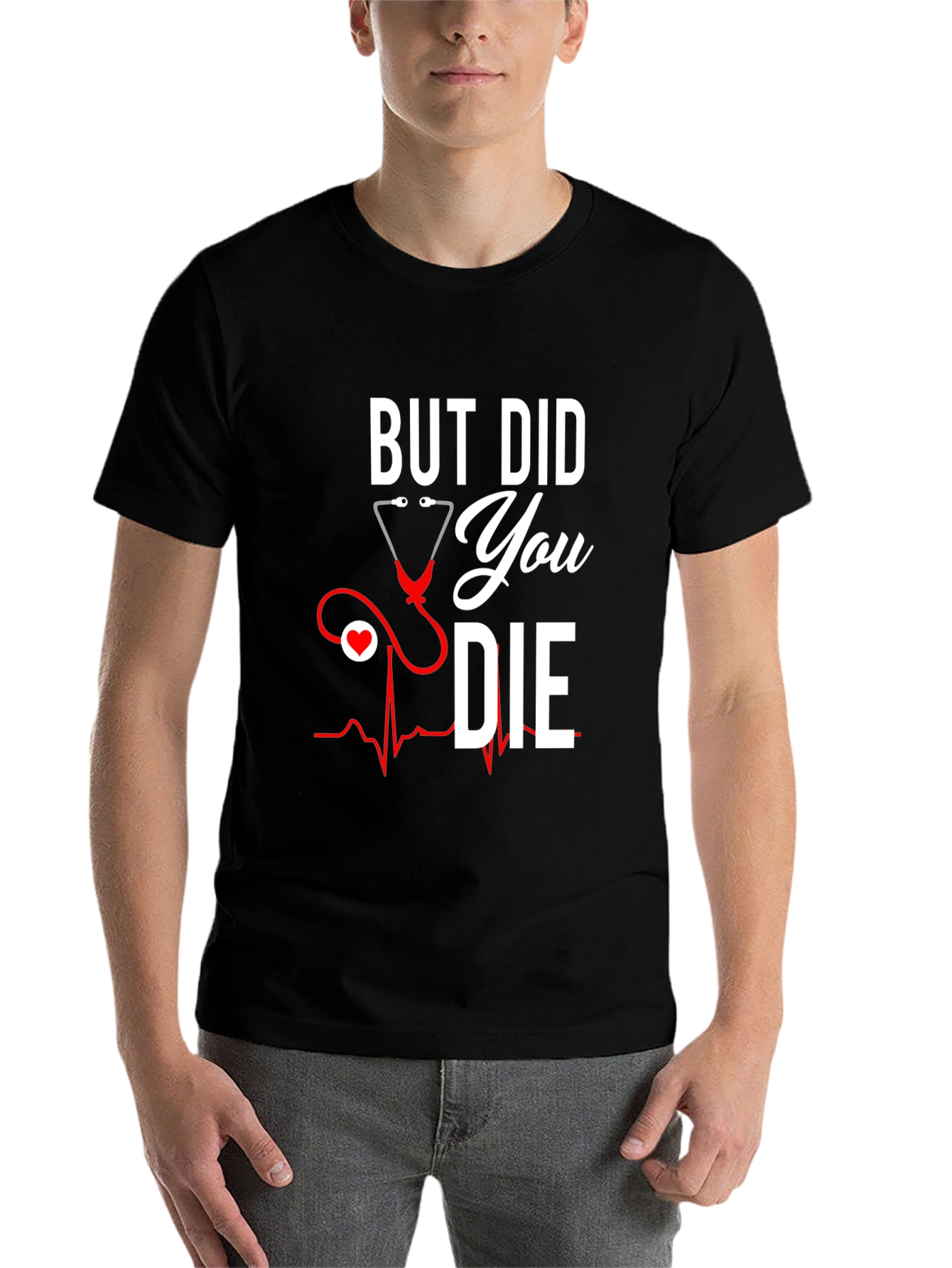 Black But Did You Die T-Shirt - Nurse Life view 7
