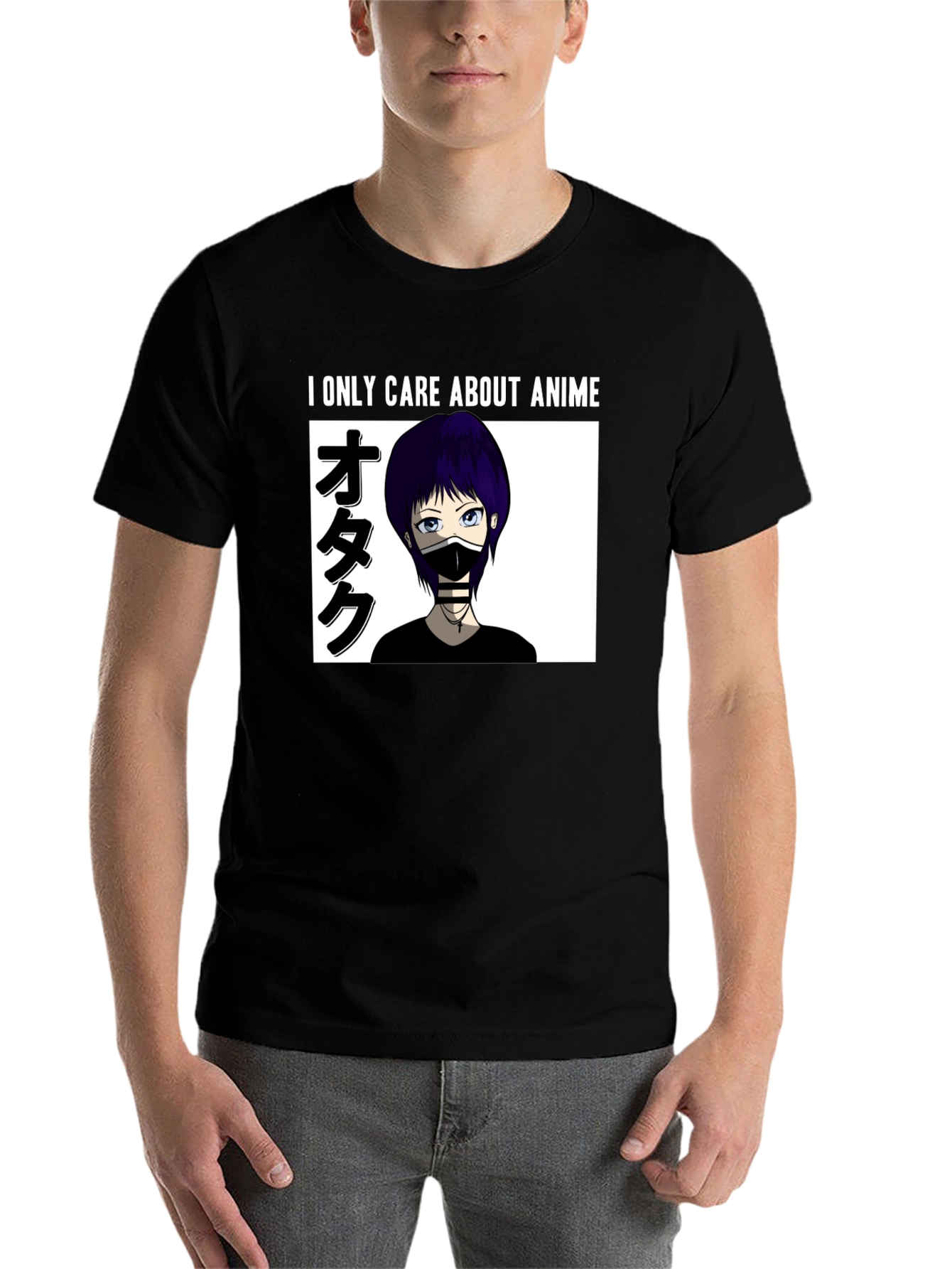 Black Anime Lover T-Shirt view 7