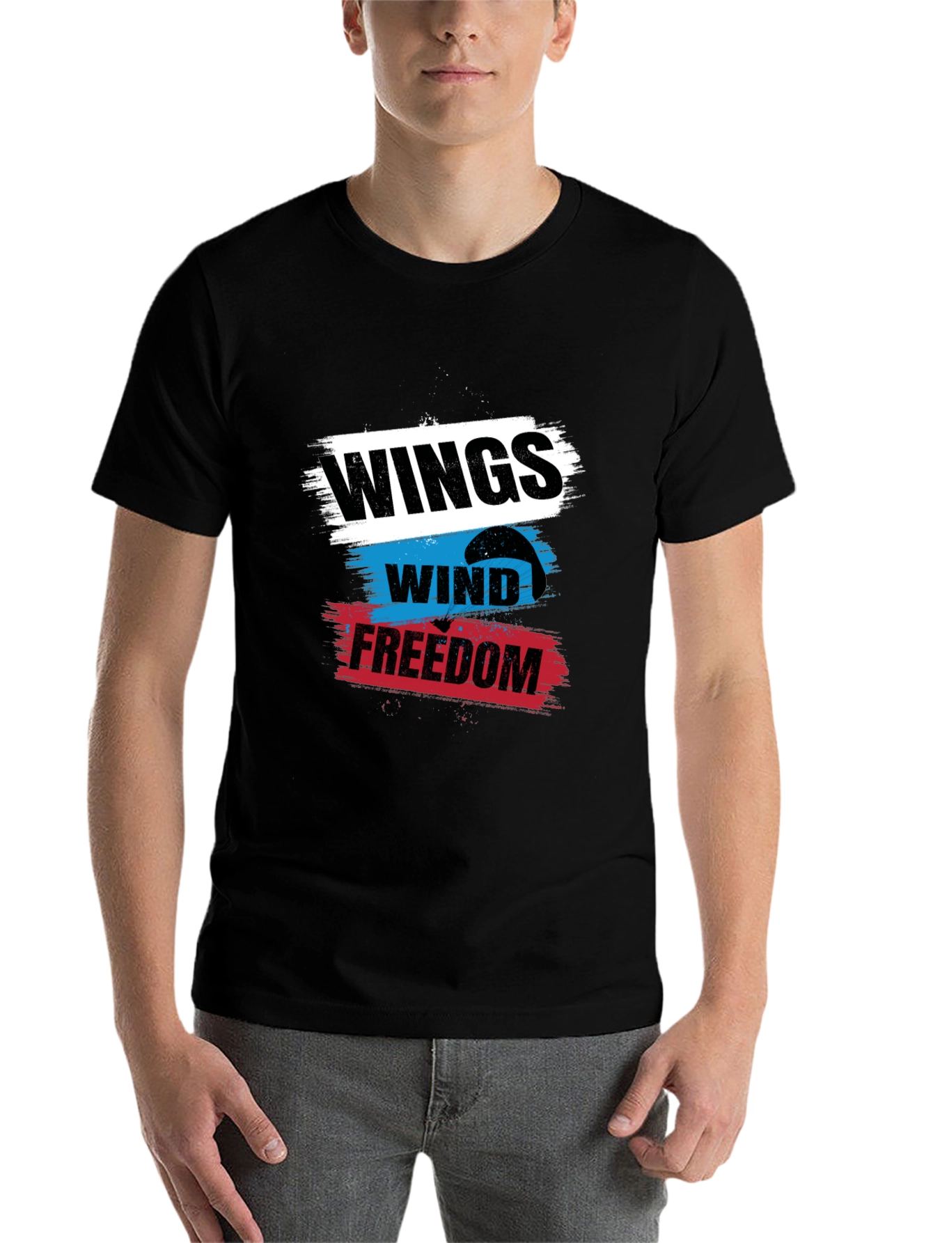 Wings Wind Freedom Tee - Stylish Graphic T-Shirt - 7