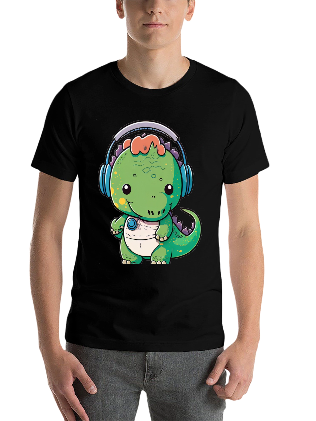 Black Dino Doctor Tee view 7