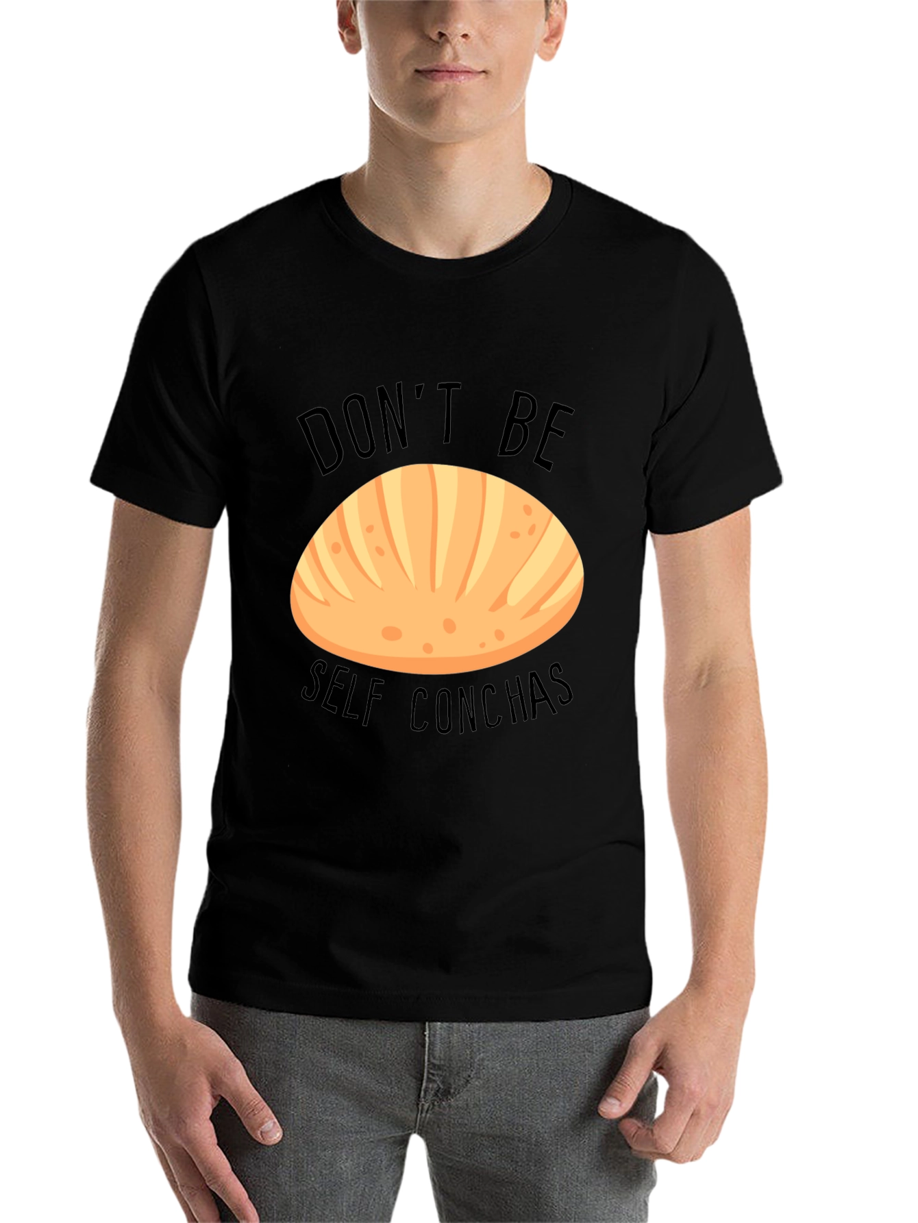 Black Don't Be Self Conchas T-Shirt view 7