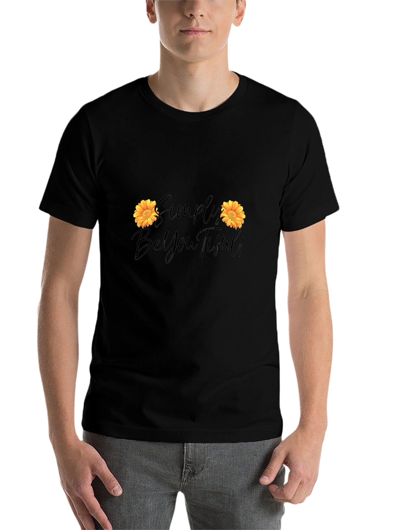 Black Simply BeYOUtiful Black T-Shirt view 7