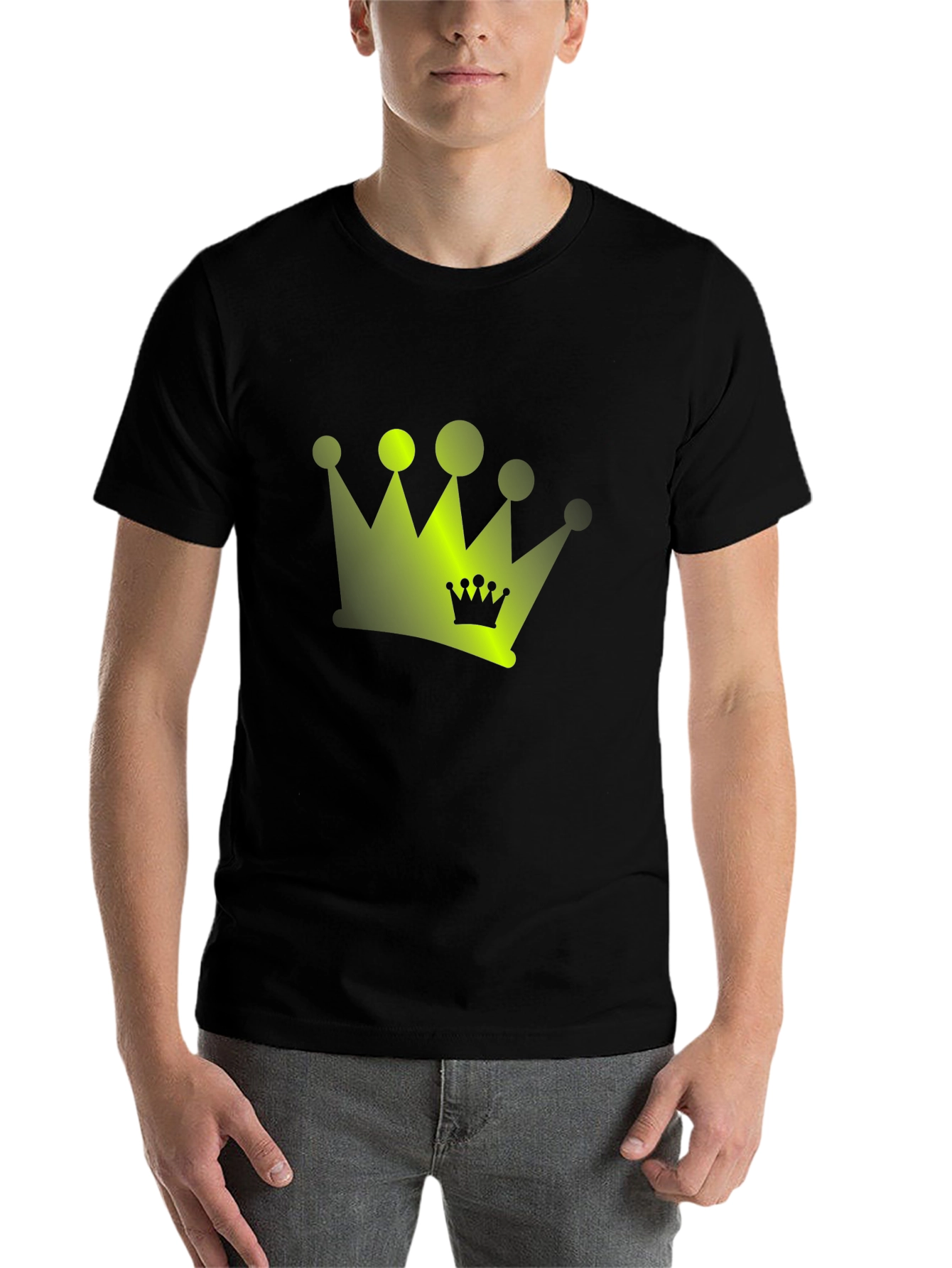 Black Crown Graphic Tee - Trendy Streetwear view 7