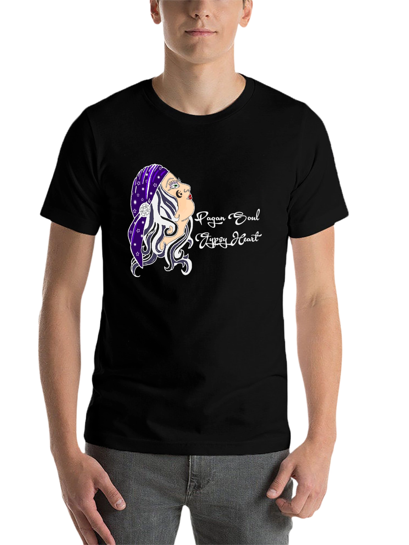 Pagan Soul Gypsy Heart Graphic T-Shirt - 7