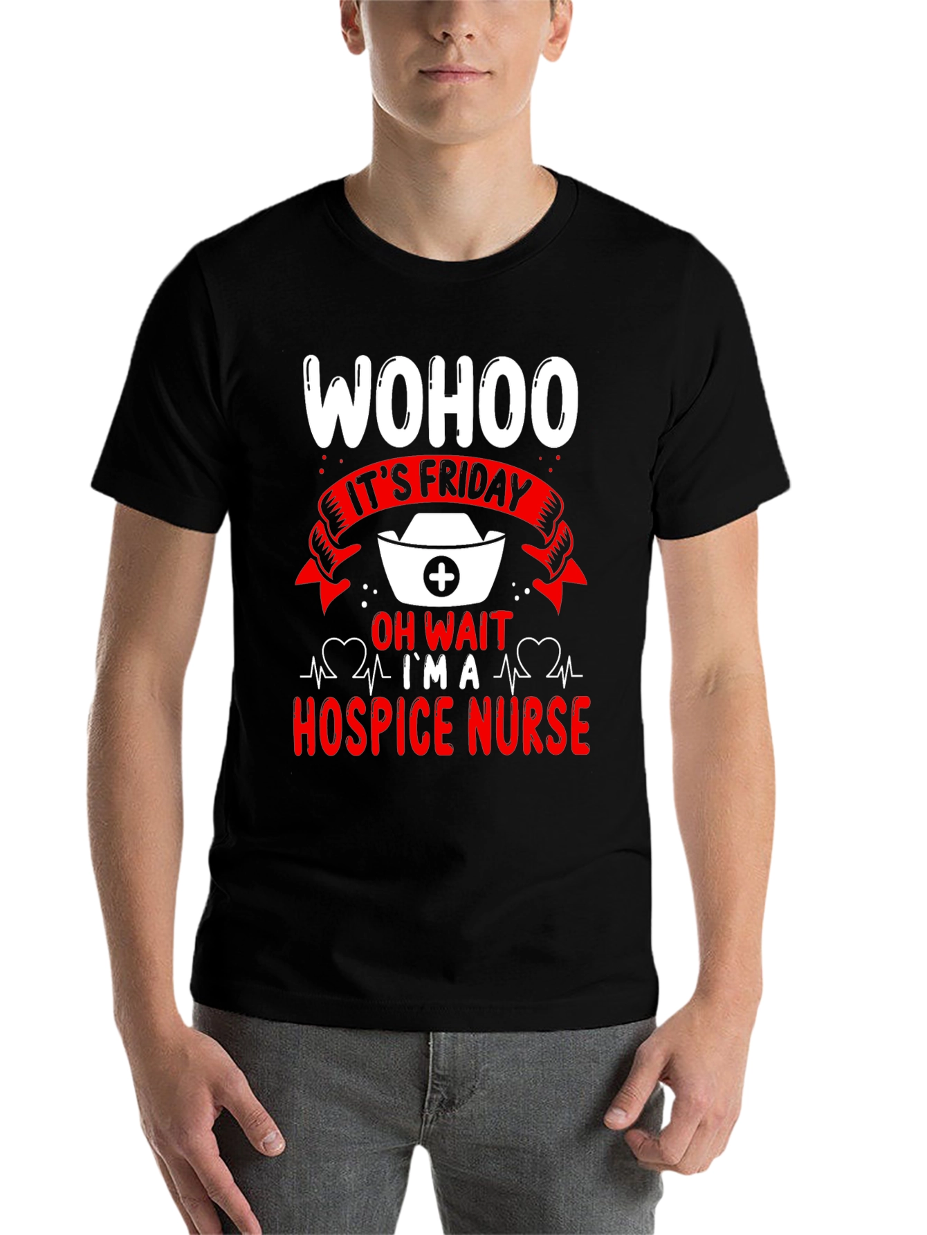 Wohoo It's Friday Hospice Nurse T-Shirt - 7