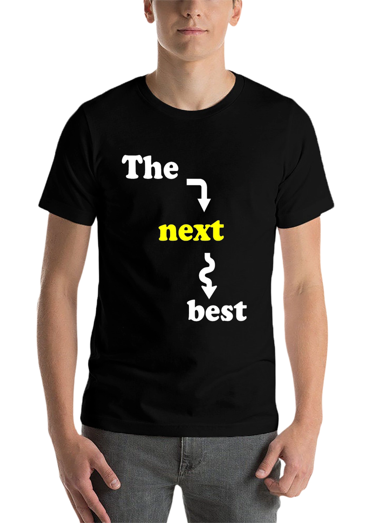Black The Next Best Thing Graphic T-Shirt view 7