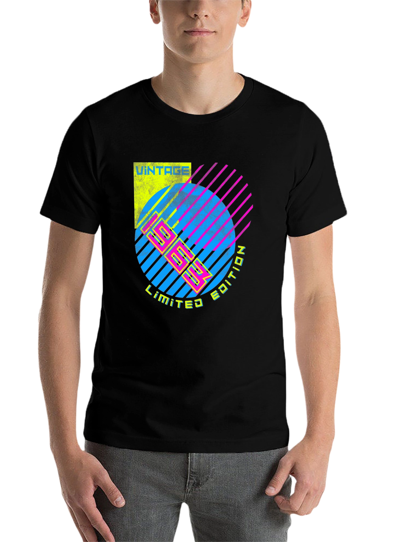 Black Vintage 1993 Limited Edition Graphic T-Shirt view 7