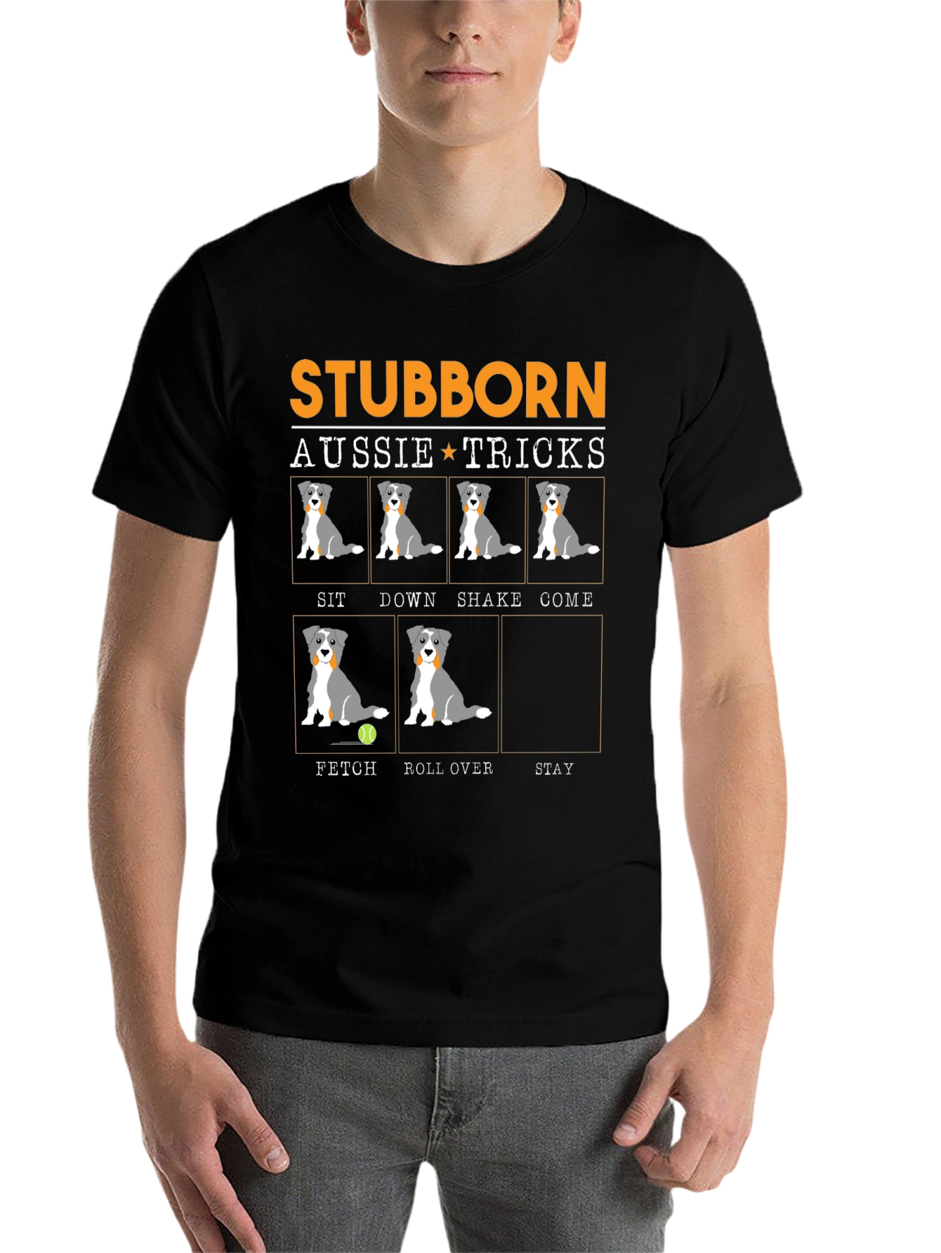 Stubborn Aussie Tricks T-Shirt - 7