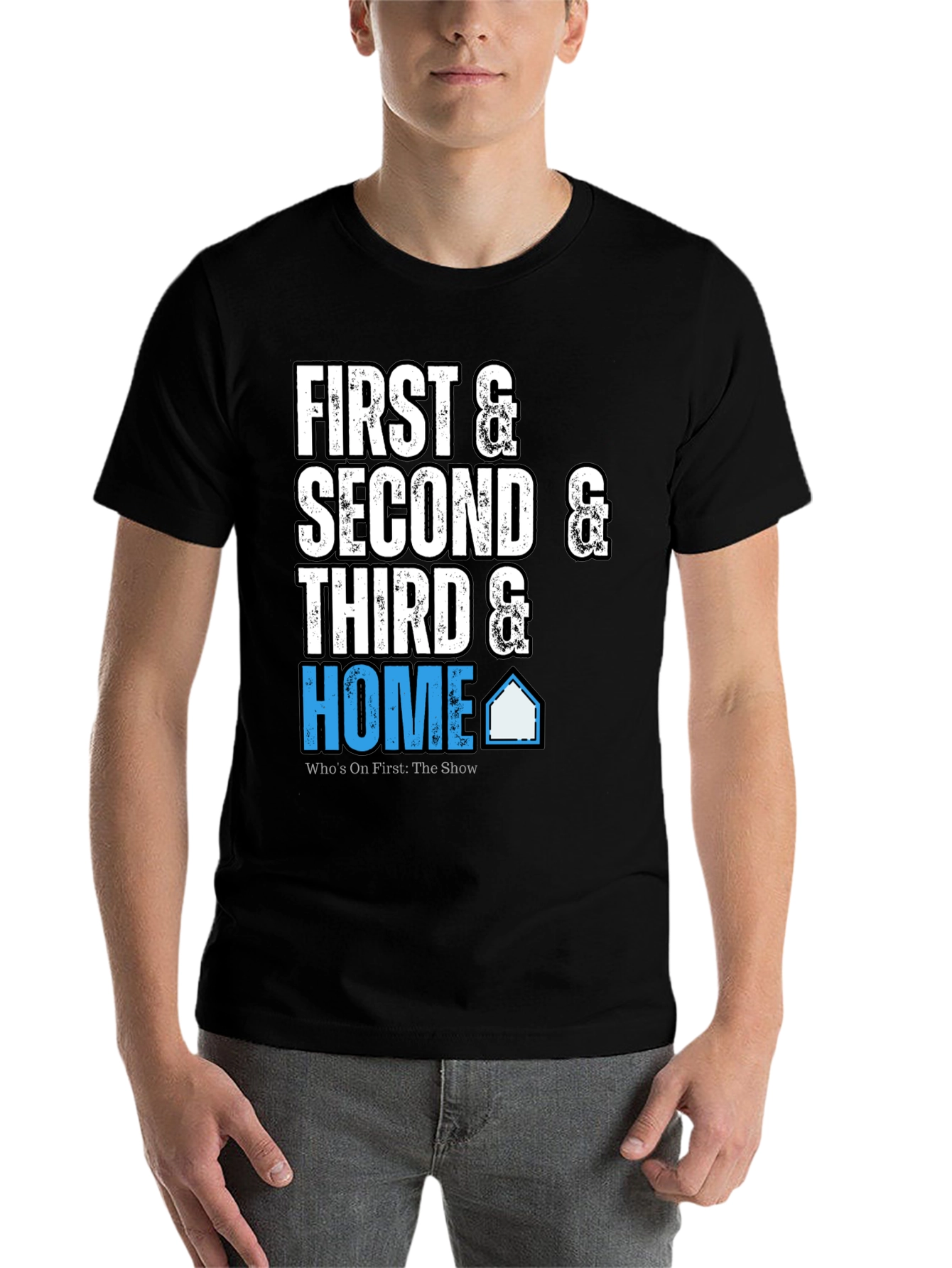 Black First, Second, Third & Home Black T-Shirt view 7